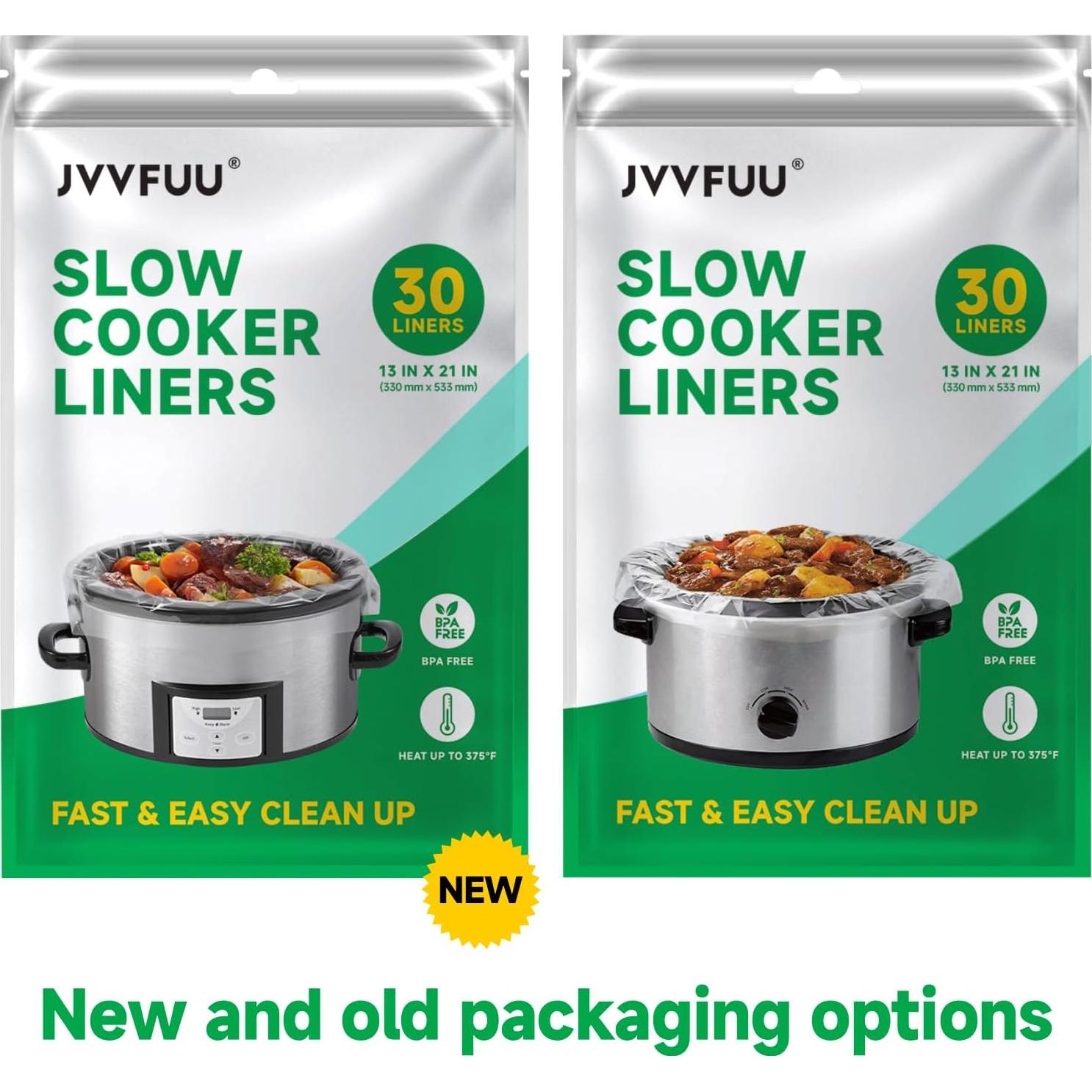 Forros Desechables para Olla de Cocción Lenta JVVFUU 30 Unidades