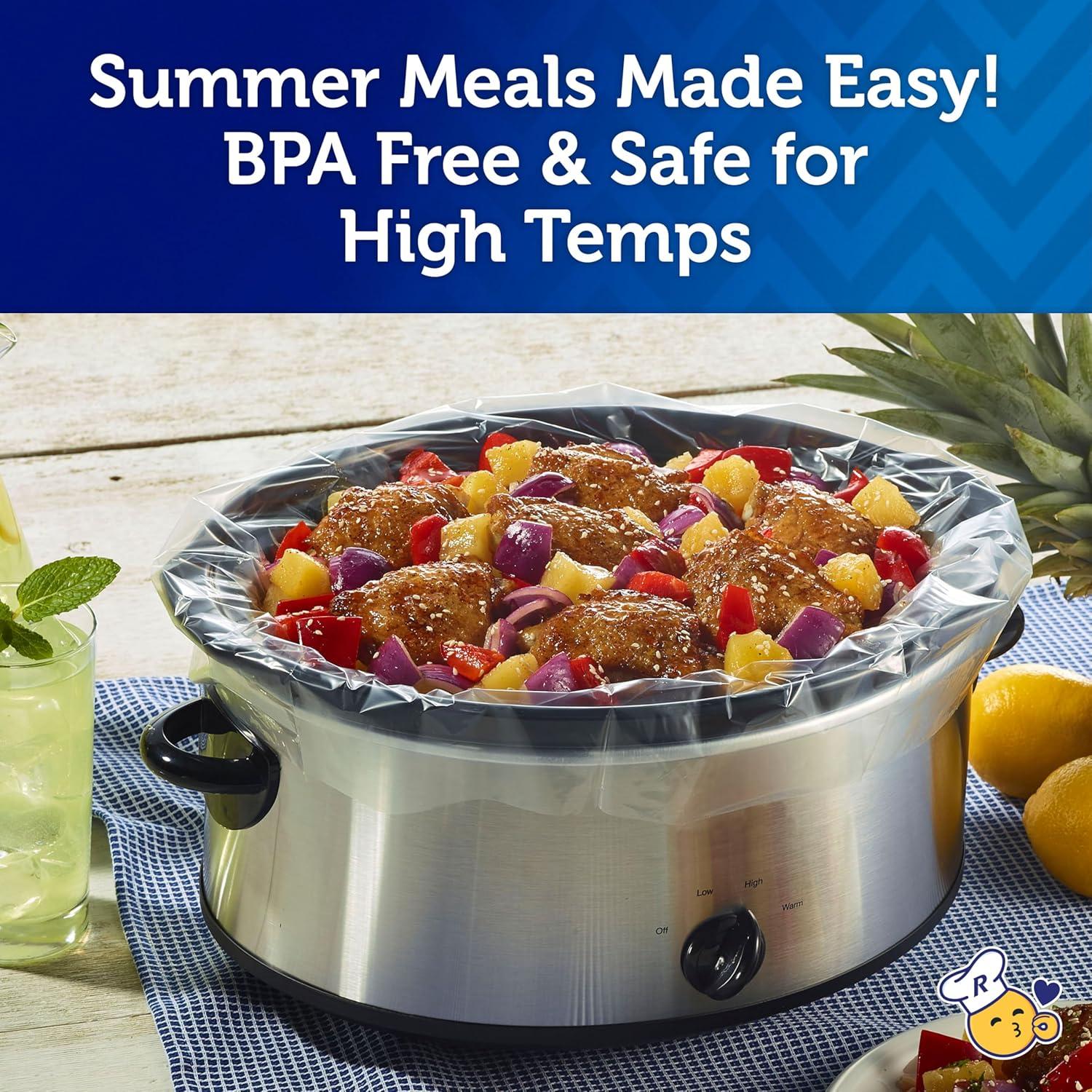 Forros para Olla de Cocción Lenta Reynolds Kitchens, 48 Unidades, 3 a 8 Cuartos