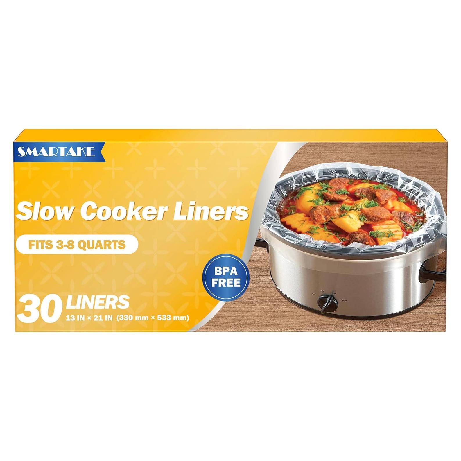 Forros Desechables para Olla de Cocción Lenta SMARTAKE 33x53cm - 30 Piezas