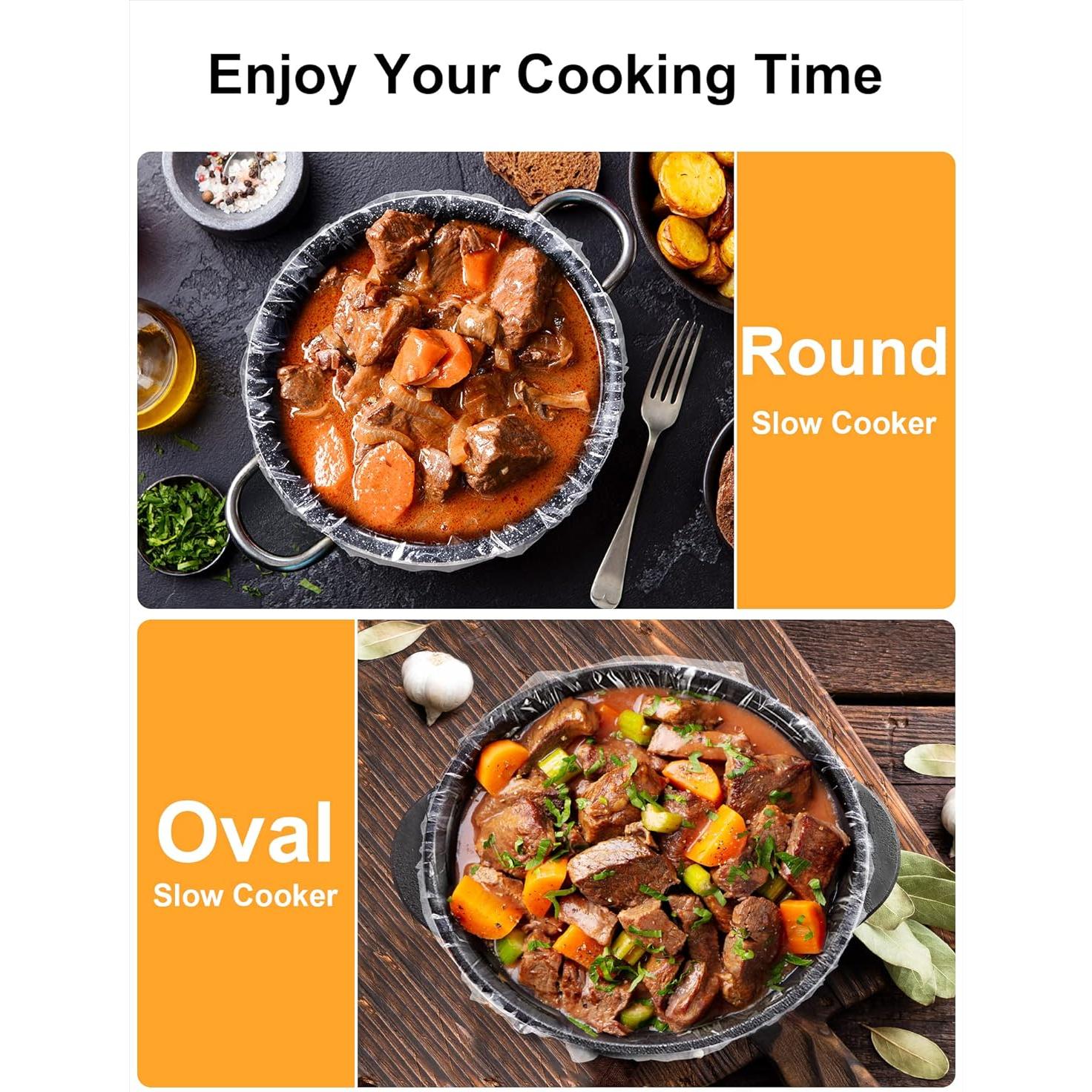 Forros Desechables para Olla de Cocción Lenta SMARTAKE 33x53cm - 30 Piezas