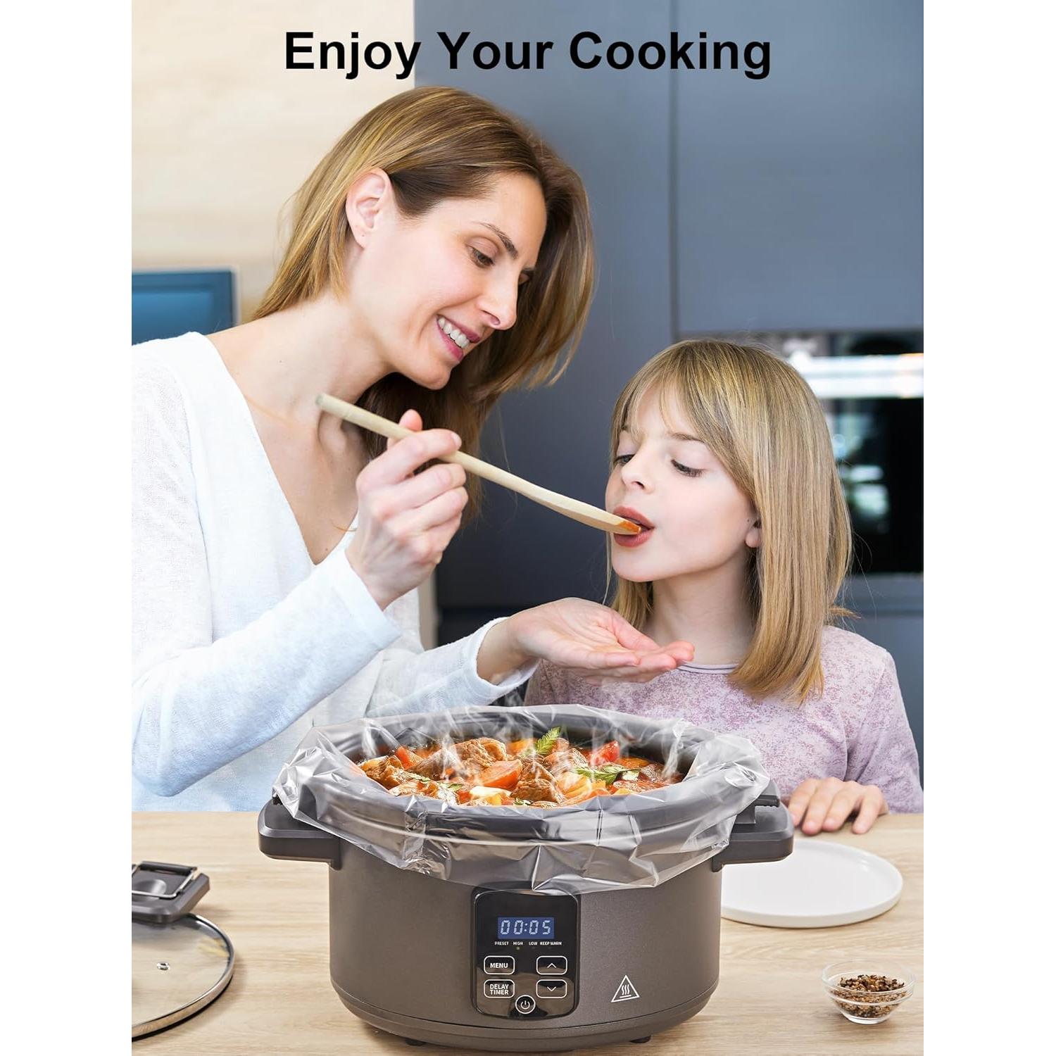 Forros Desechables para Olla de Cocción Lenta SMARTAKE 33x53cm - 30 Piezas