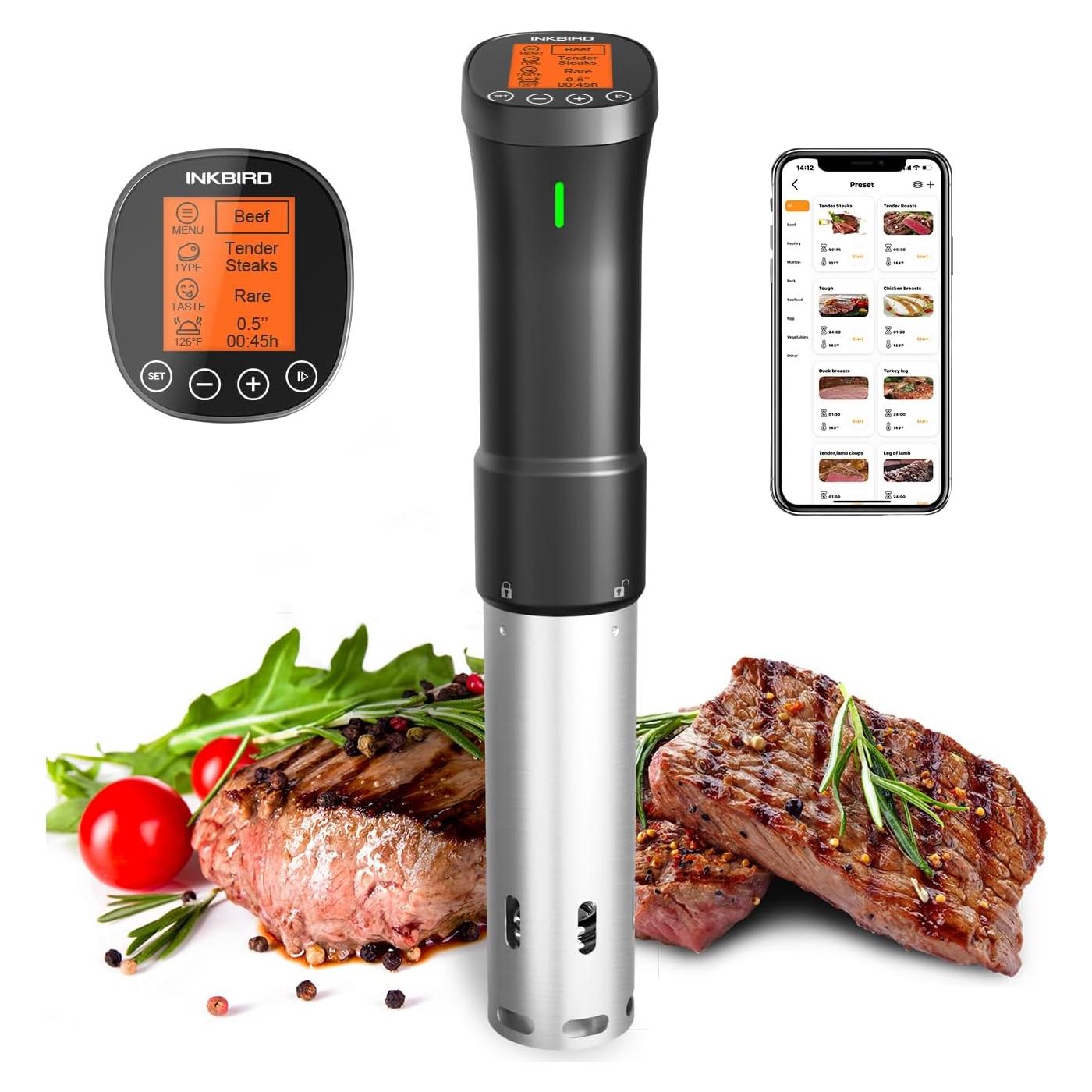 Cocedor Sous Vide Inkbird SOUS VIDE 1000W WiFi Control APP