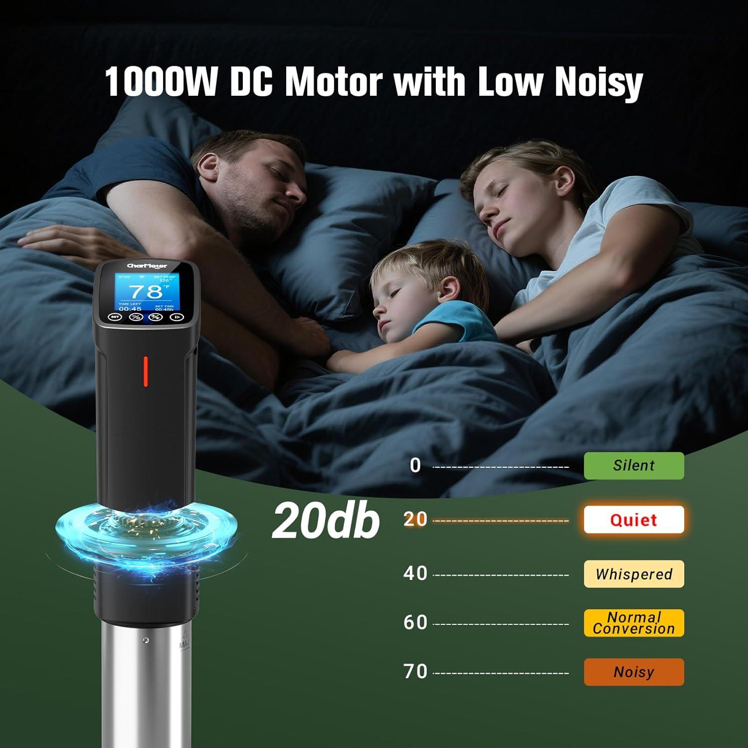 Cocedor Sous Vide CharMeter CSV-100-W 1000W Control App