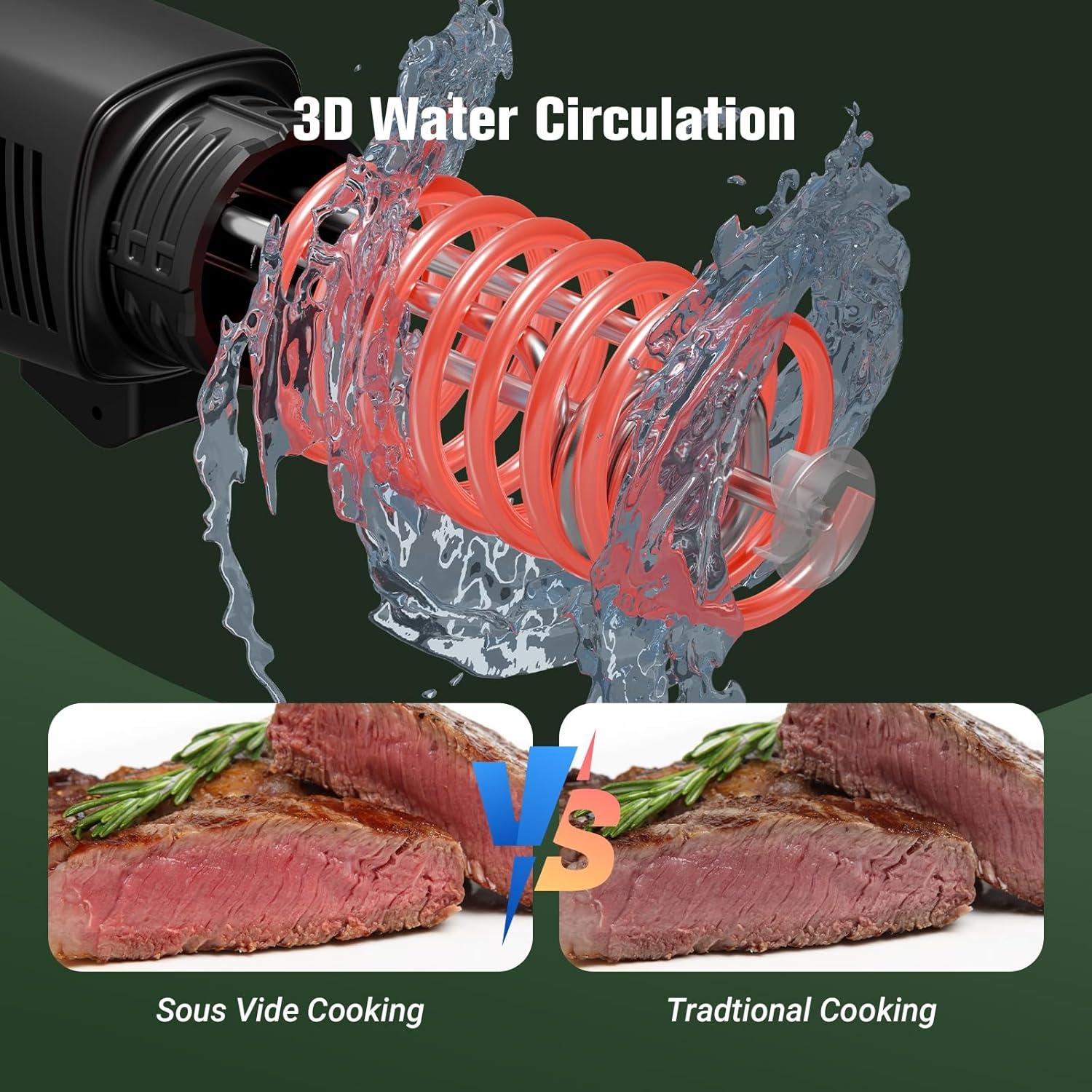 Cocedor Sous Vide CharMeter CSV-100-W 1000W Control App