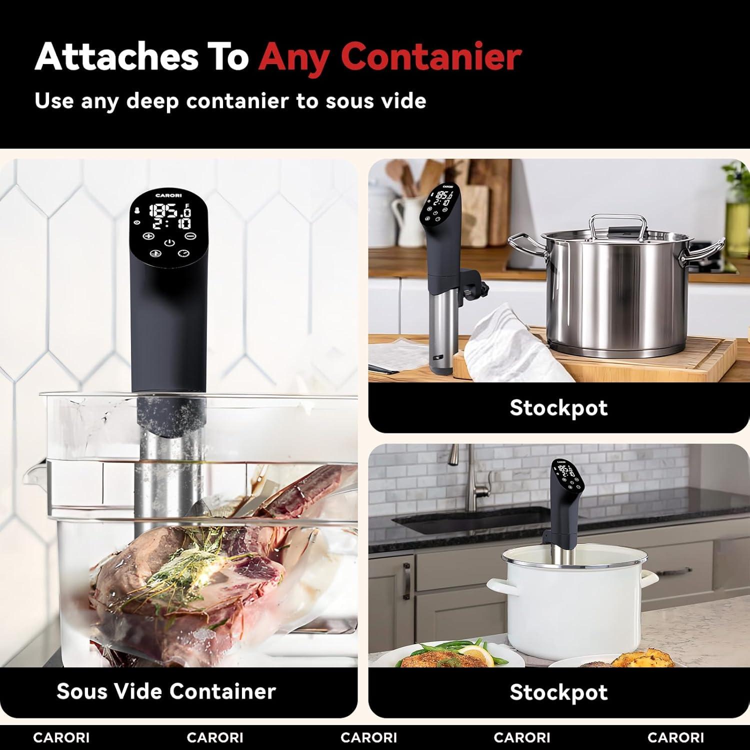 Máquina Sous Vide Carori SVC-2000B 1100W 18L Control Táctil