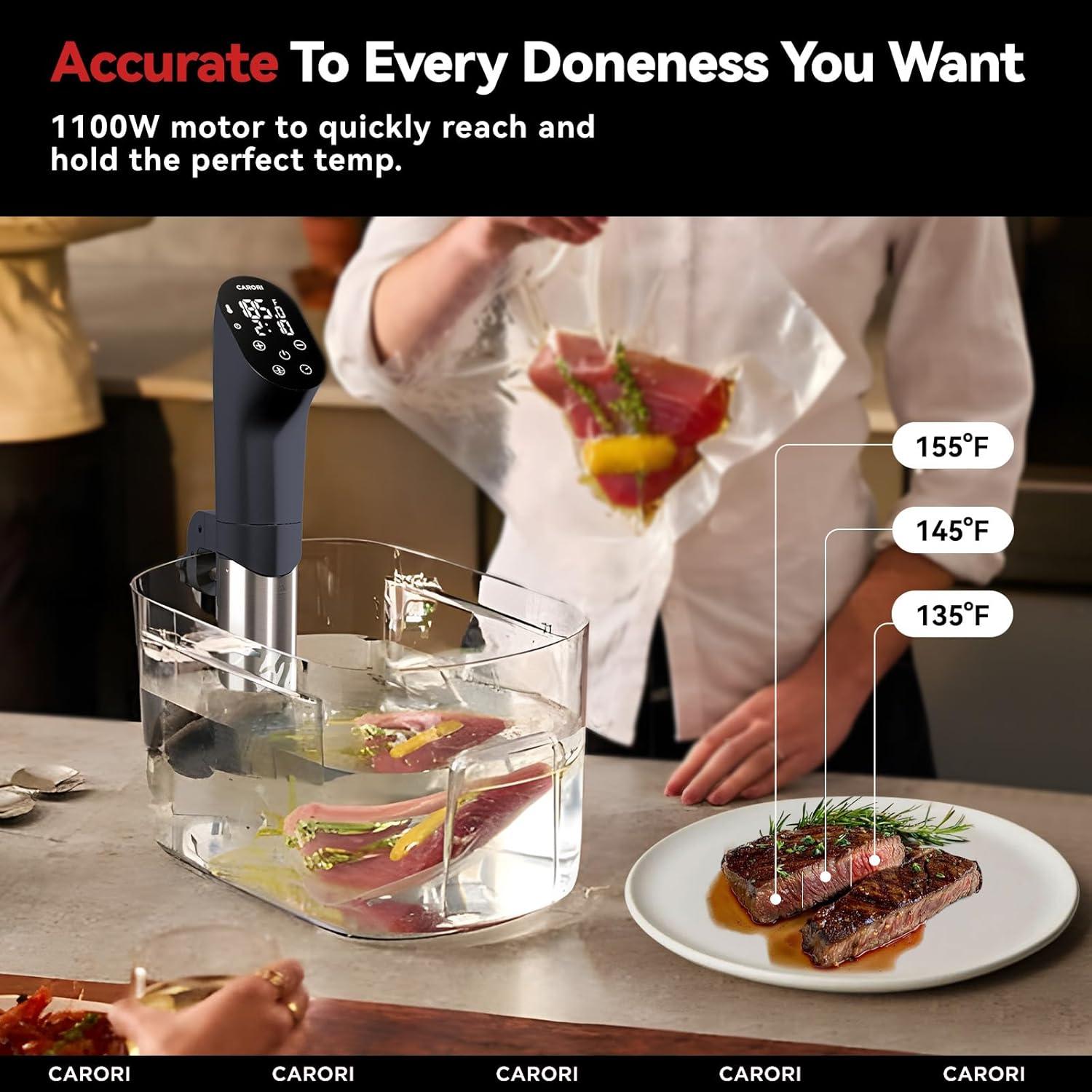 Máquina Sous Vide Carori SVC-2000B 1100W 18L Control Táctil