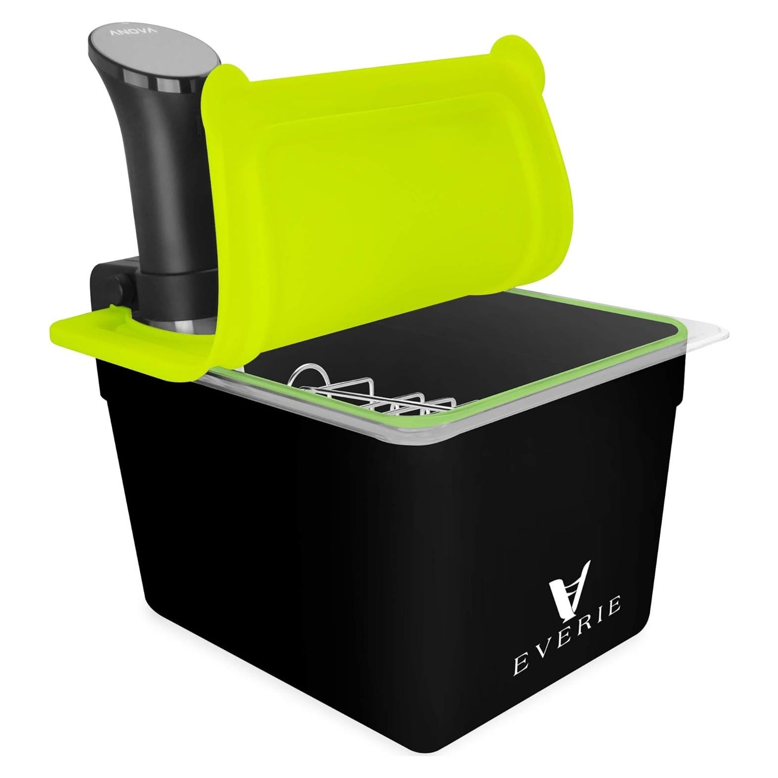 Contenedor Sous Vide 11.4L EVERIE con Tapa Silicona y Soporte
