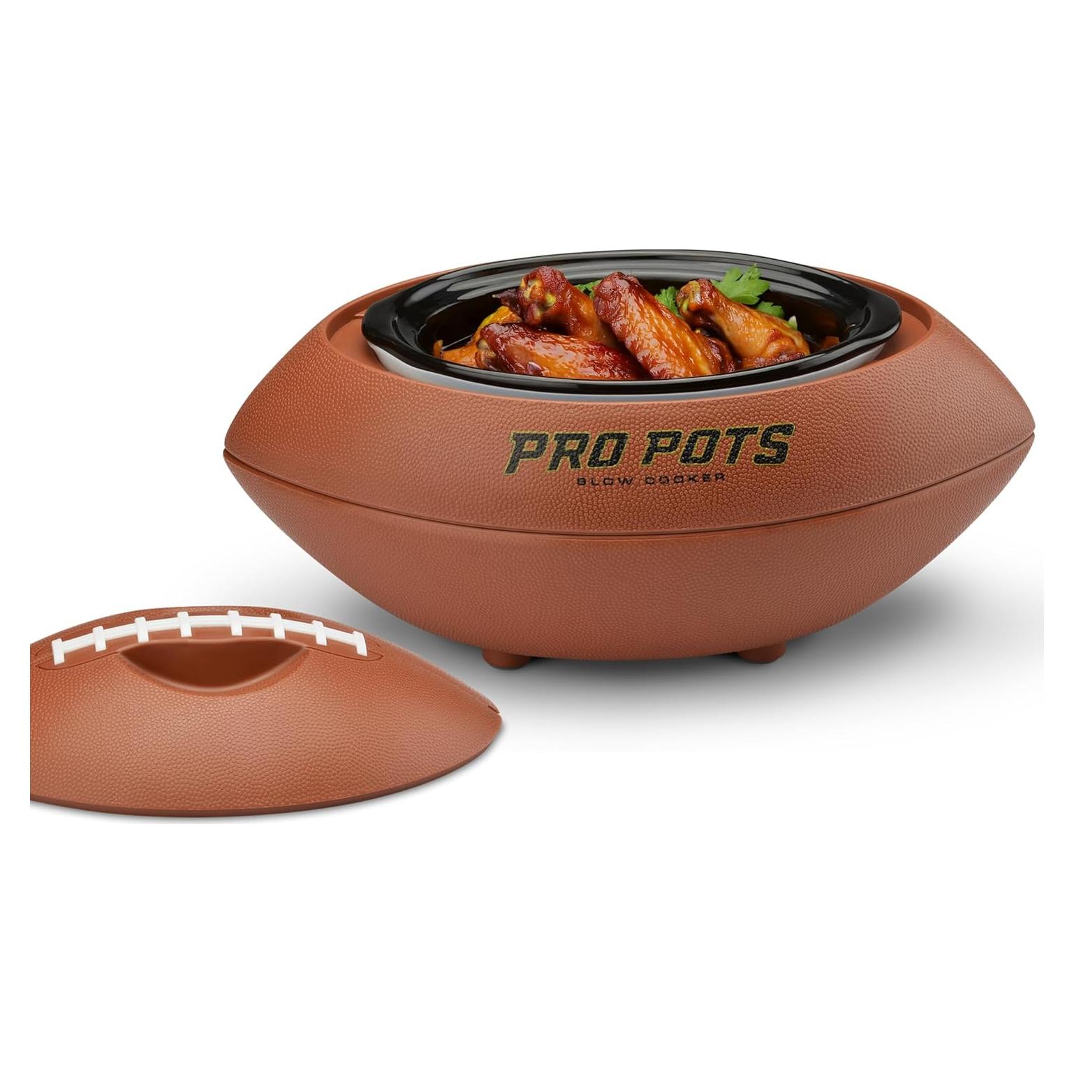 Olla de cocción lenta PRO POTS 1.5L con diseño de fútbol