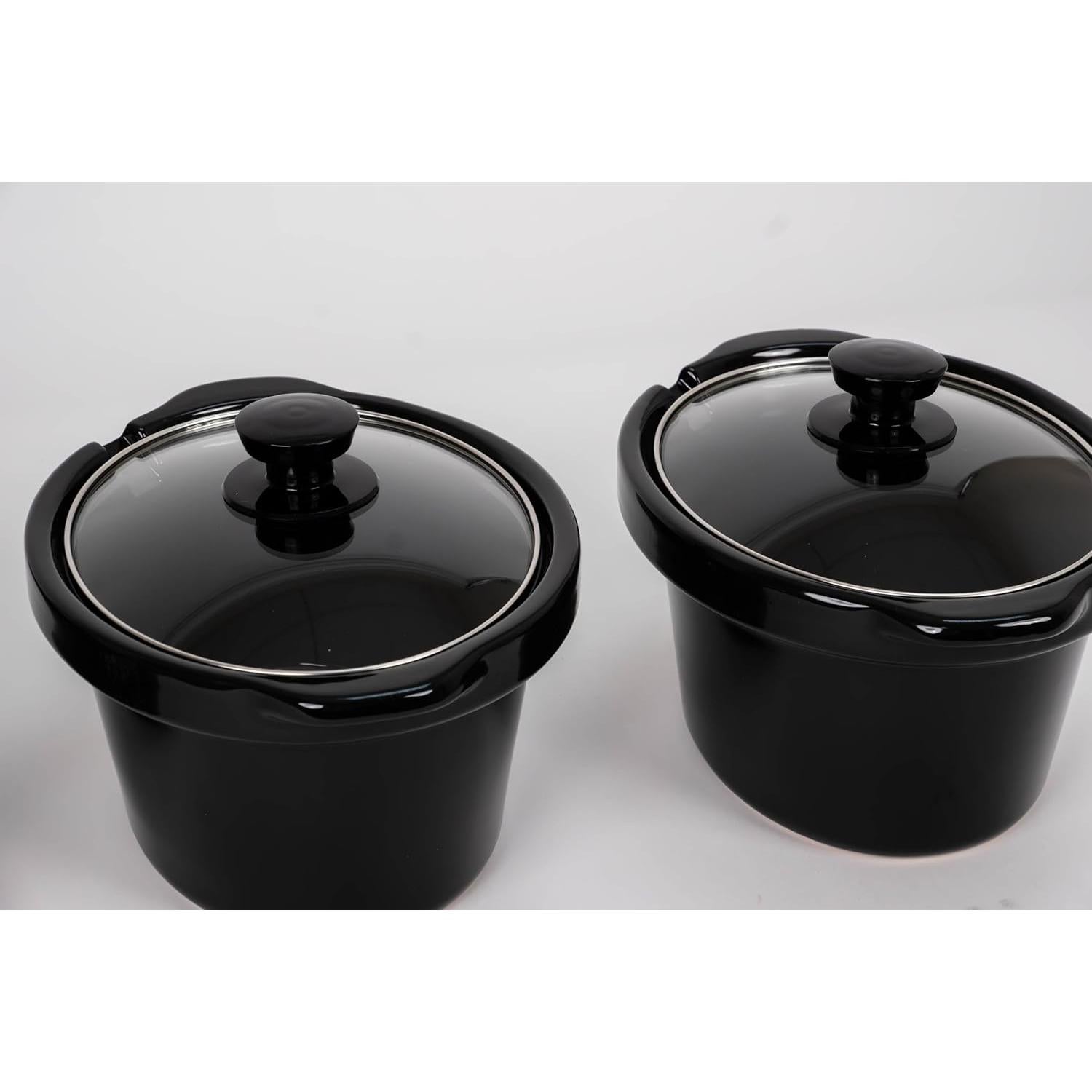 Servidor Buffet Triple Olla Lenta Frigidaire 2.37L Acero Inoxidable