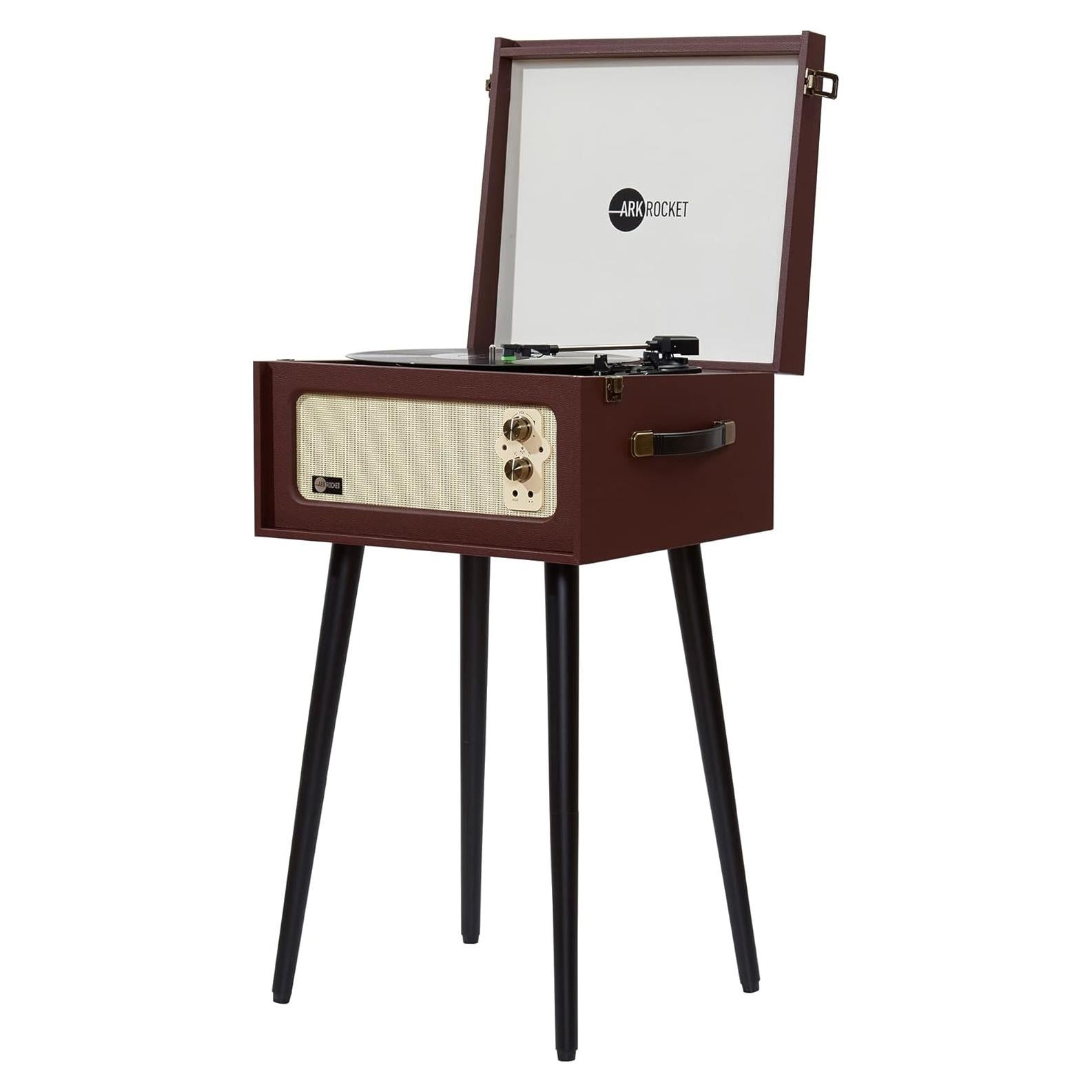 Tocadiscos Bluetooth Arkrocket Discovery II 3 Velocidades Retro