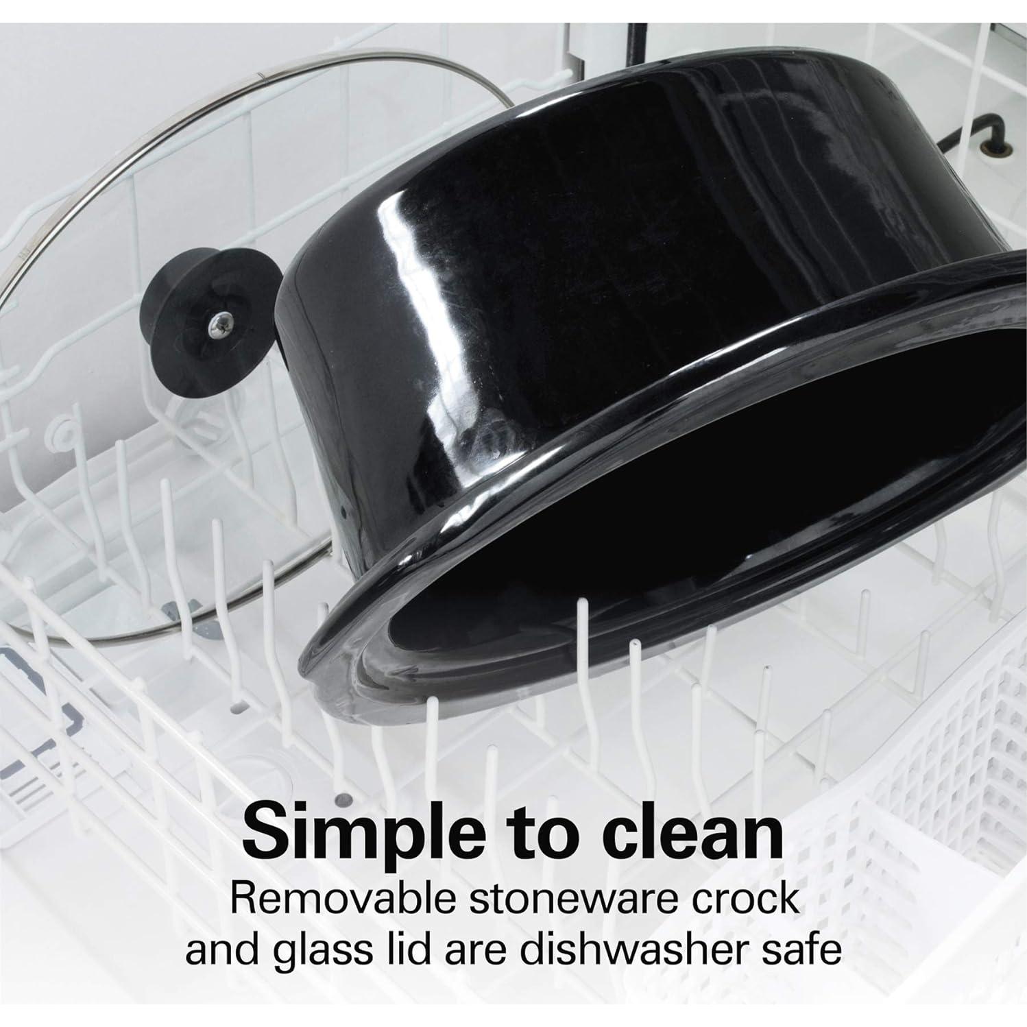 Olla de Cocción Lenta Hamilton Beach 7 Cuartos Portátil