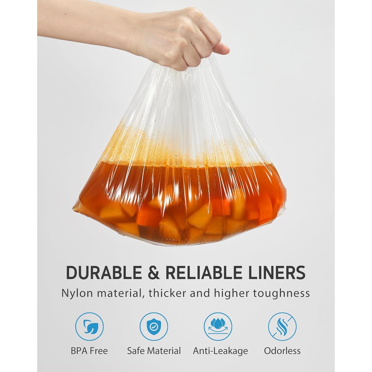 Forros Desechables para Olla de Cocción Lenta Syntus 20 Pzas 33x53cm