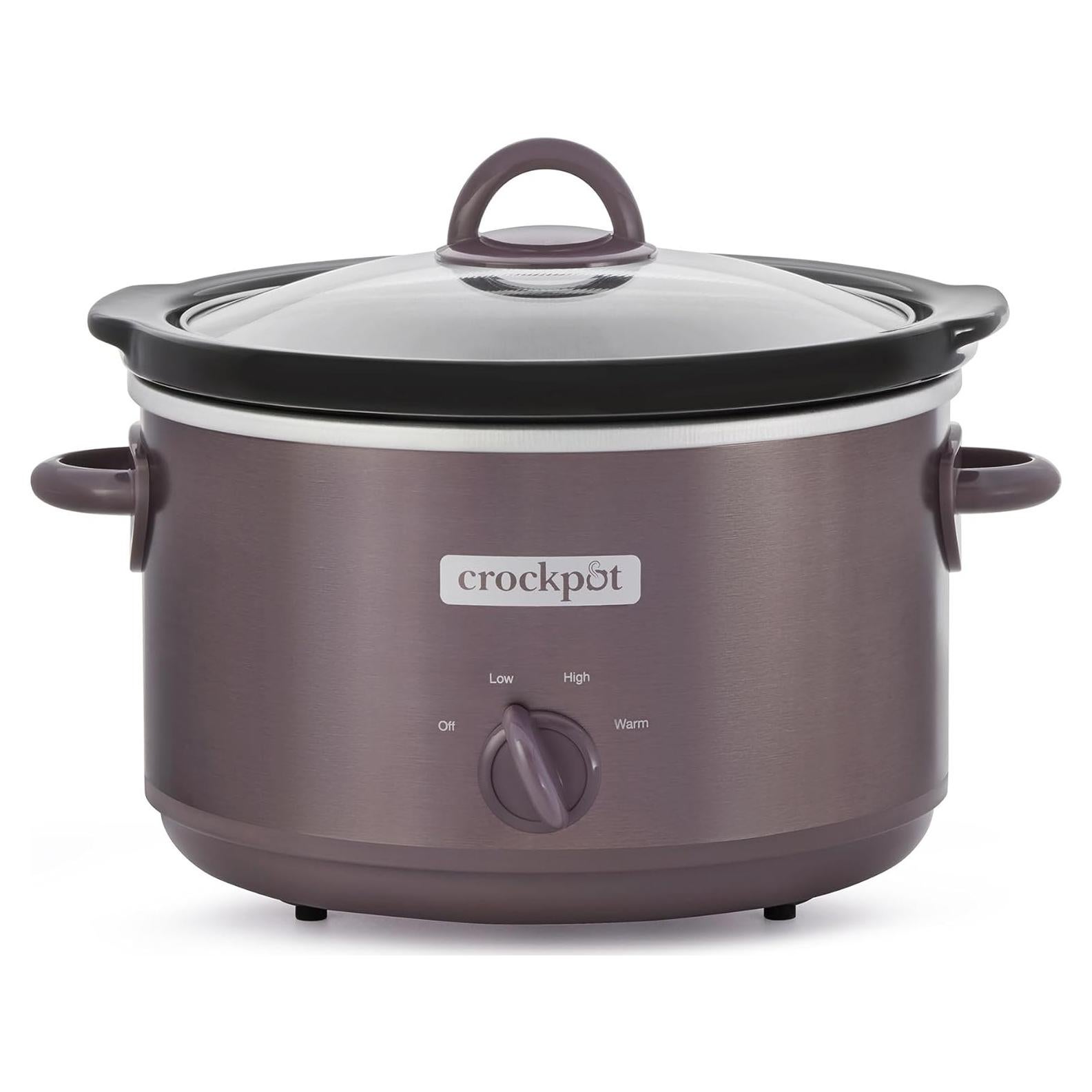 Olla de Cocción Lenta Crock-Pot 4.5L Manual 3 Configuraciones