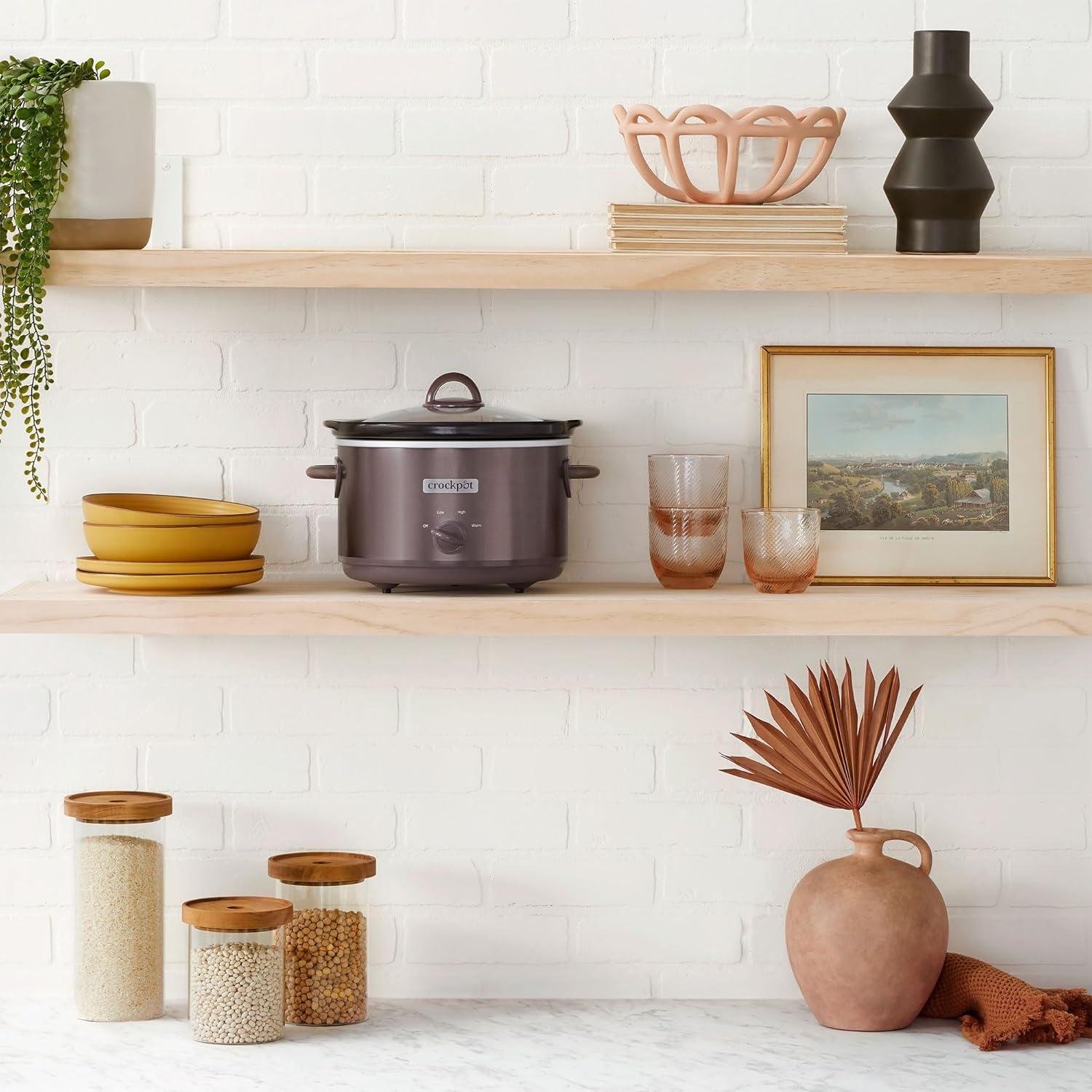 Olla de Cocción Lenta Crock-Pot 4.5L Manual 3 Configuraciones