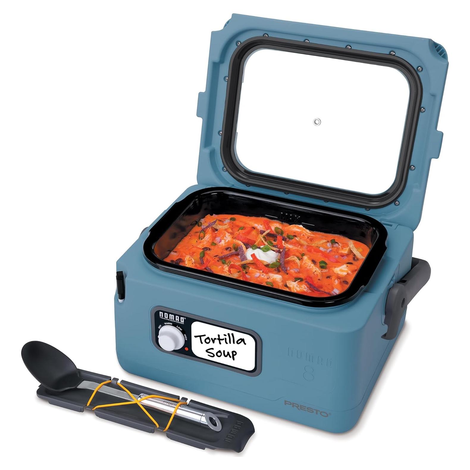 Olla de Cocción Lenta Presto 06017 8 Cuartos Azul