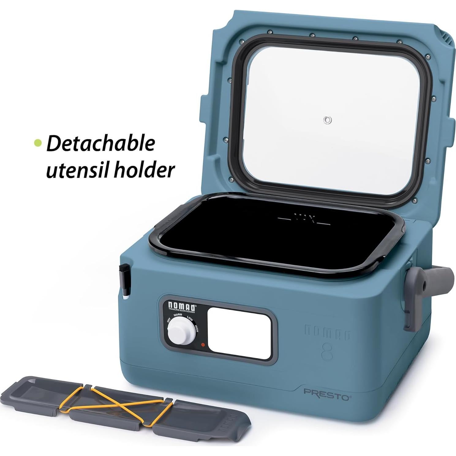 Olla de Cocción Lenta Presto 06017 8 Cuartos Azul