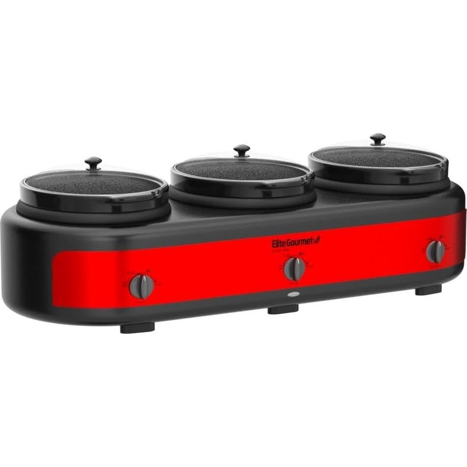 Olla de Cocción Lenta Triple Elite Gourmet EWMST-325R 7.5L