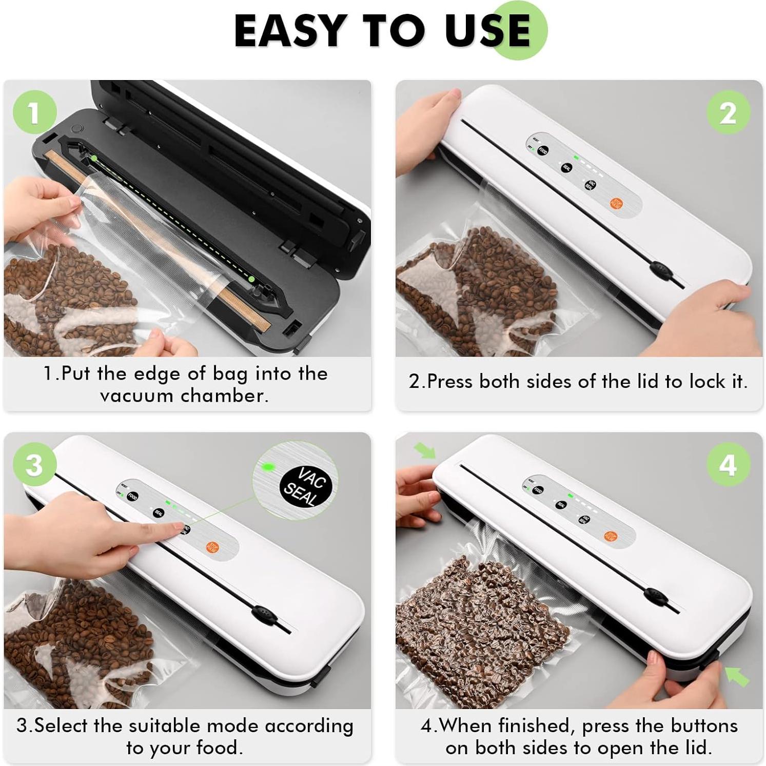 Máquina Selladora al Vacío Toprime VS6611, 80kPa, Blanco