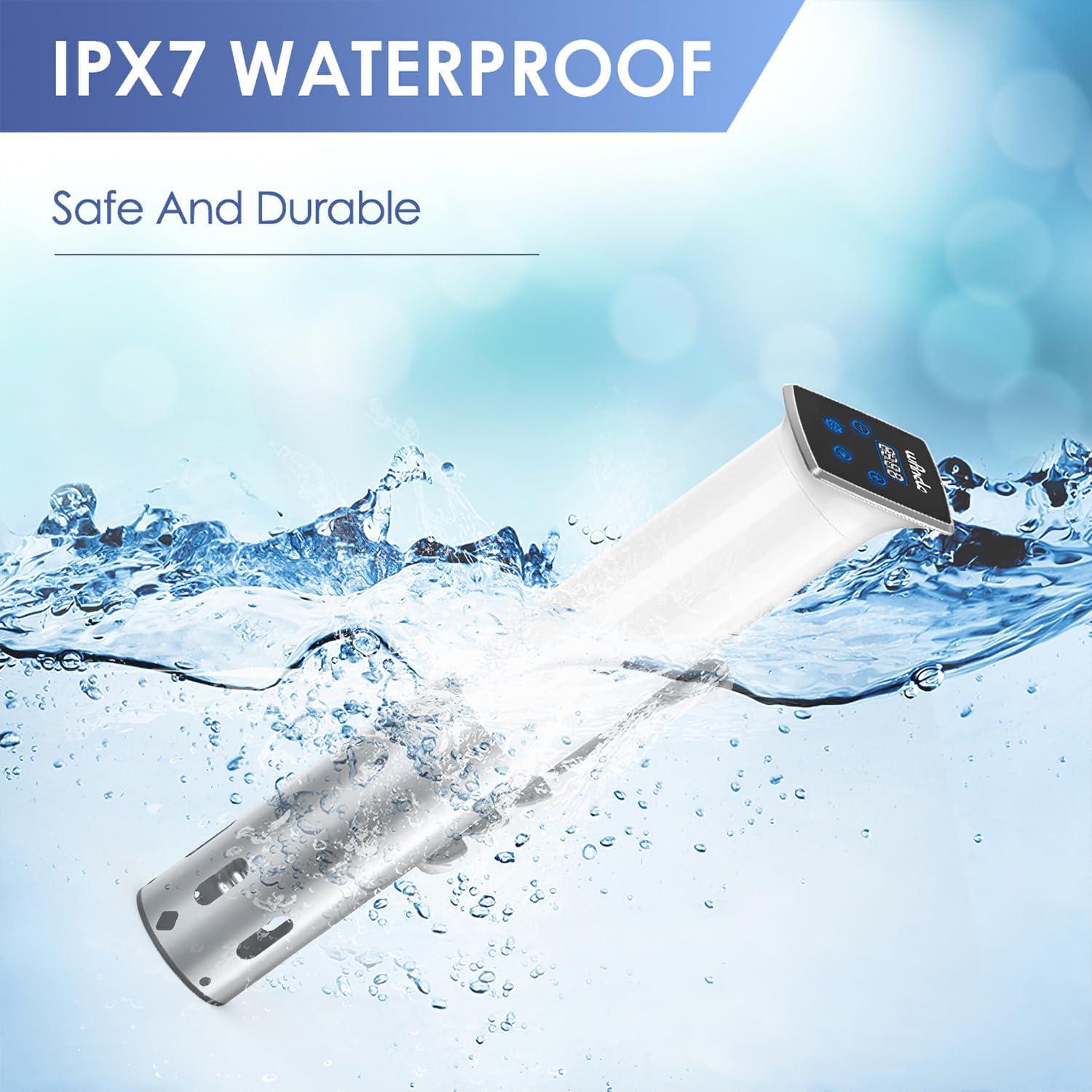 Cocedor Sous Vide Wancle M800C 1100W Impermeable 20L