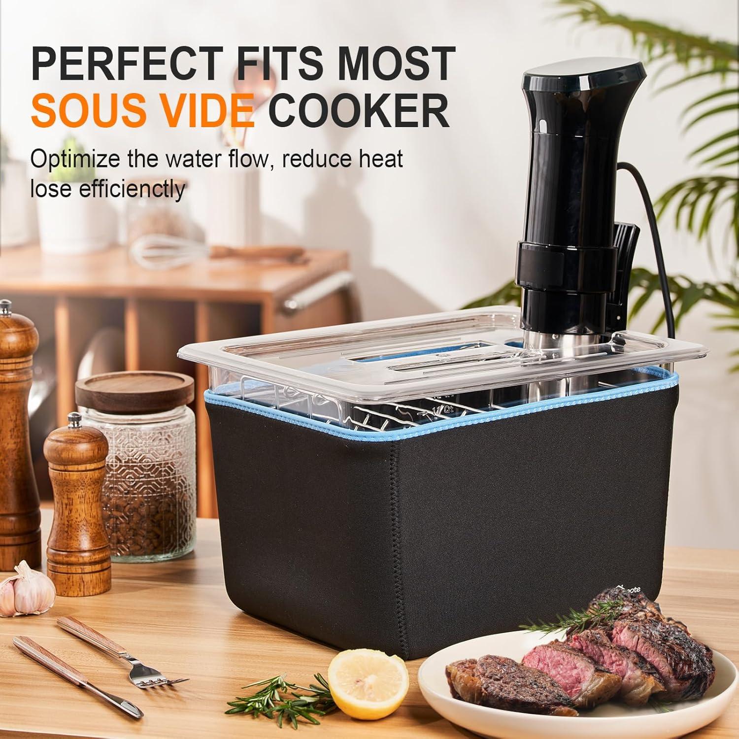 Contenedor Sous Vide Homenote 12 Qt con Tapa y Soporte