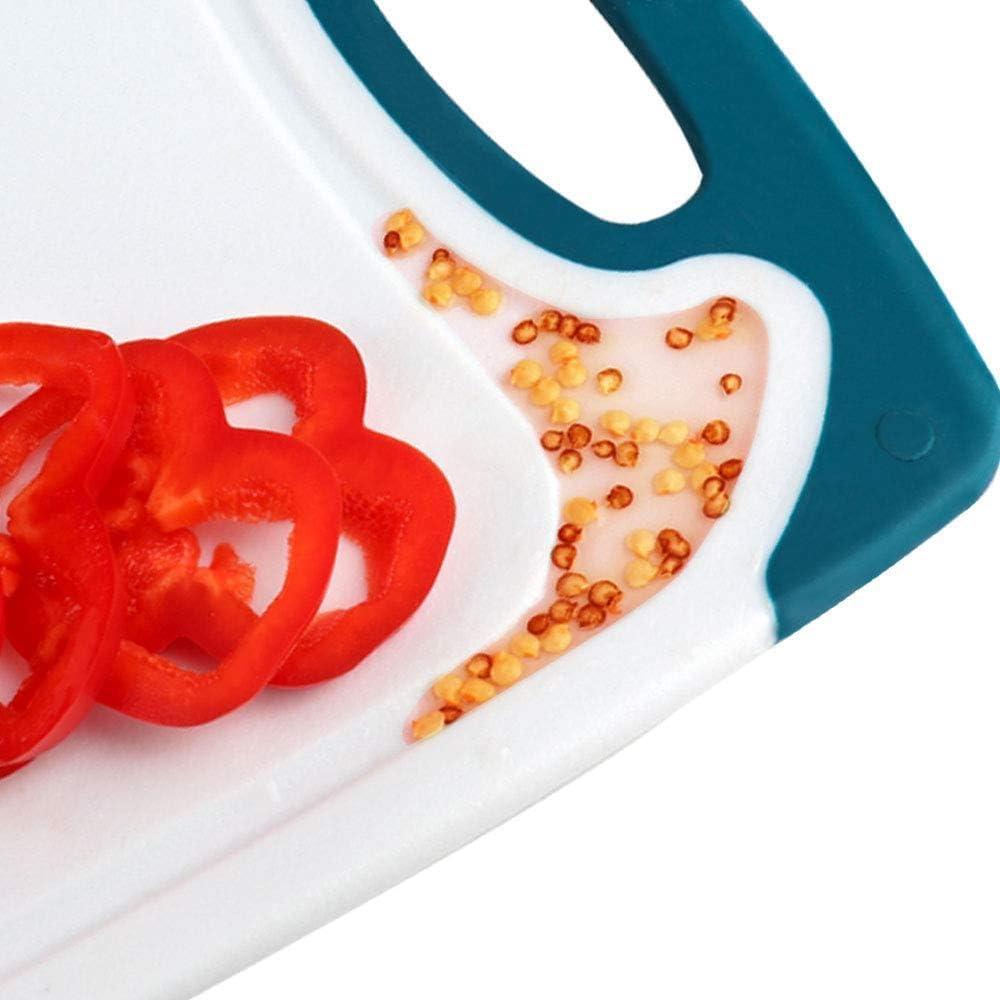 Juego de 4 Tablas de Cortar Antideslizantes ROTTOGOON Verde