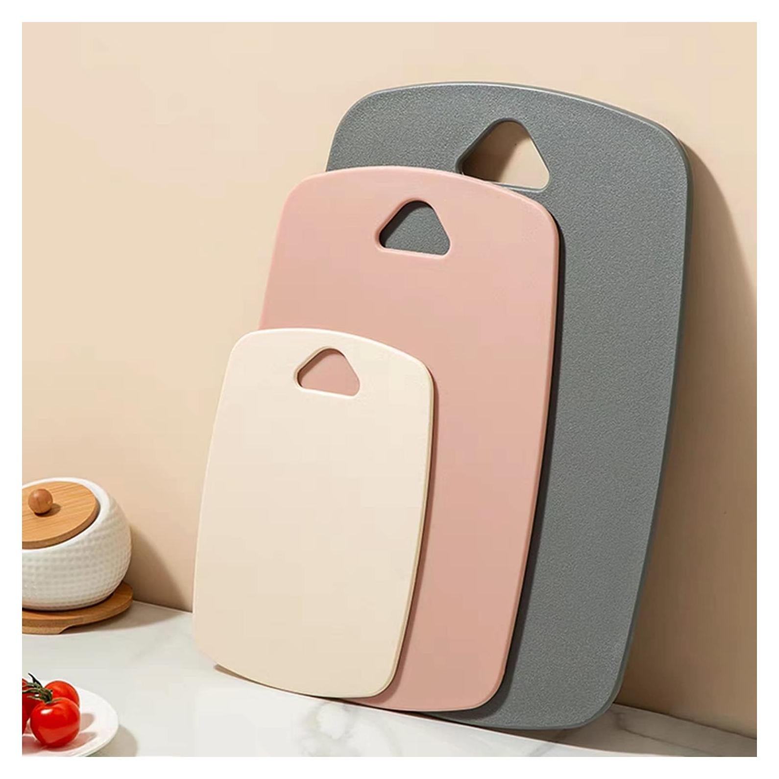 Juego de 3 Tablas de Cortar BanYakong de Plástico Rosa