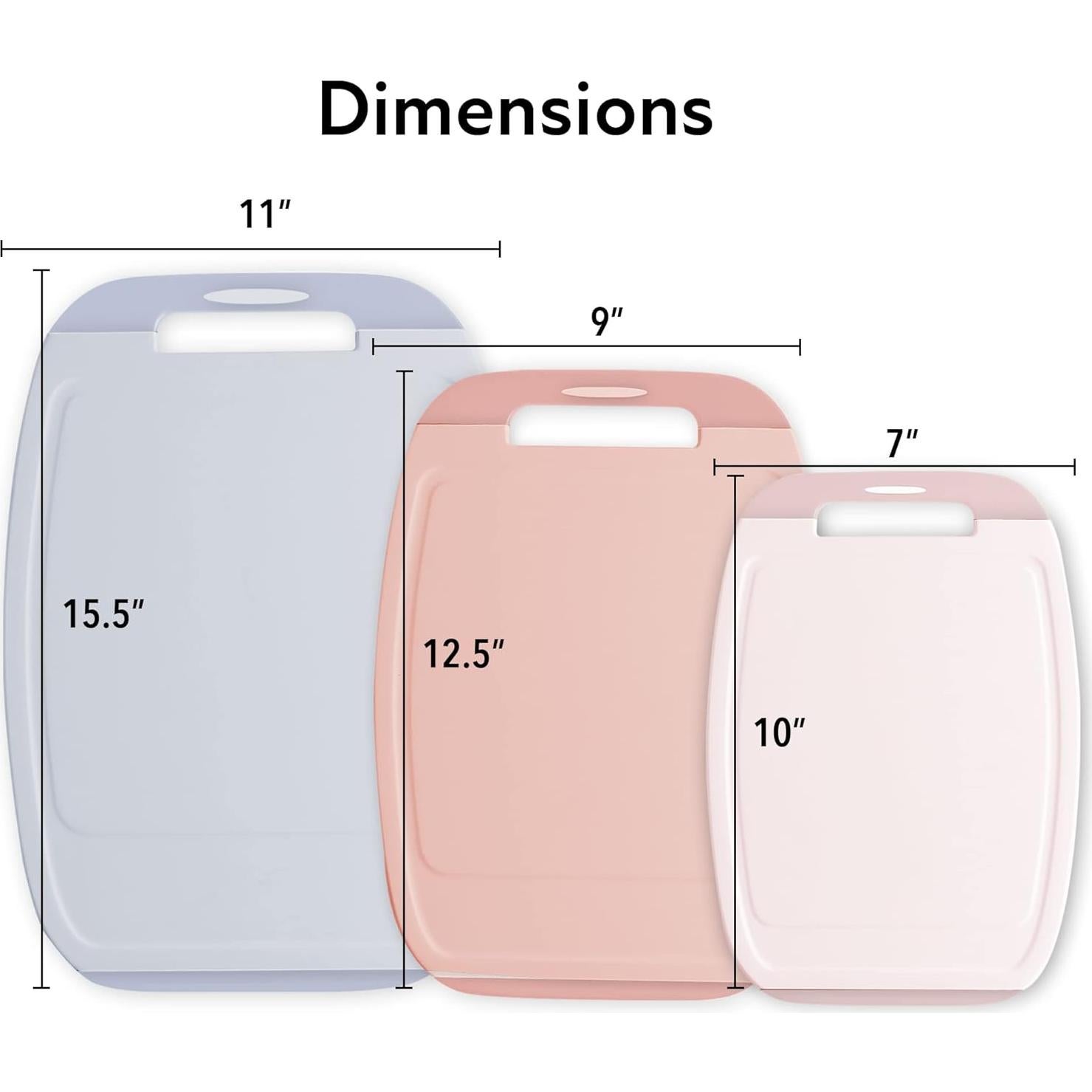 Juego de 3 Tablas de Cortar Neoflam con Protección Microban