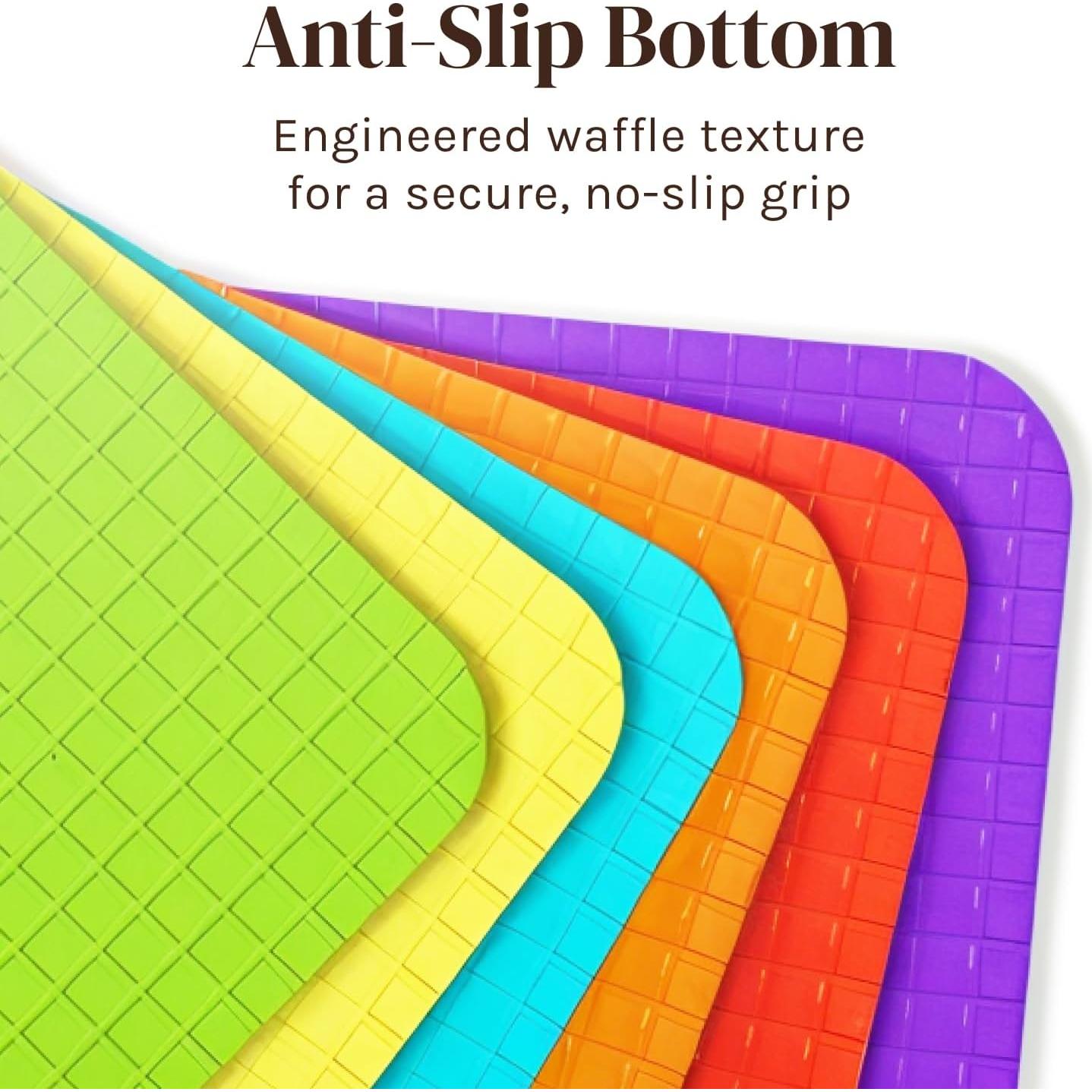 Juego de 6 Mats de Corte Flexibles Cooler Kitchen 30.5x38.1cm