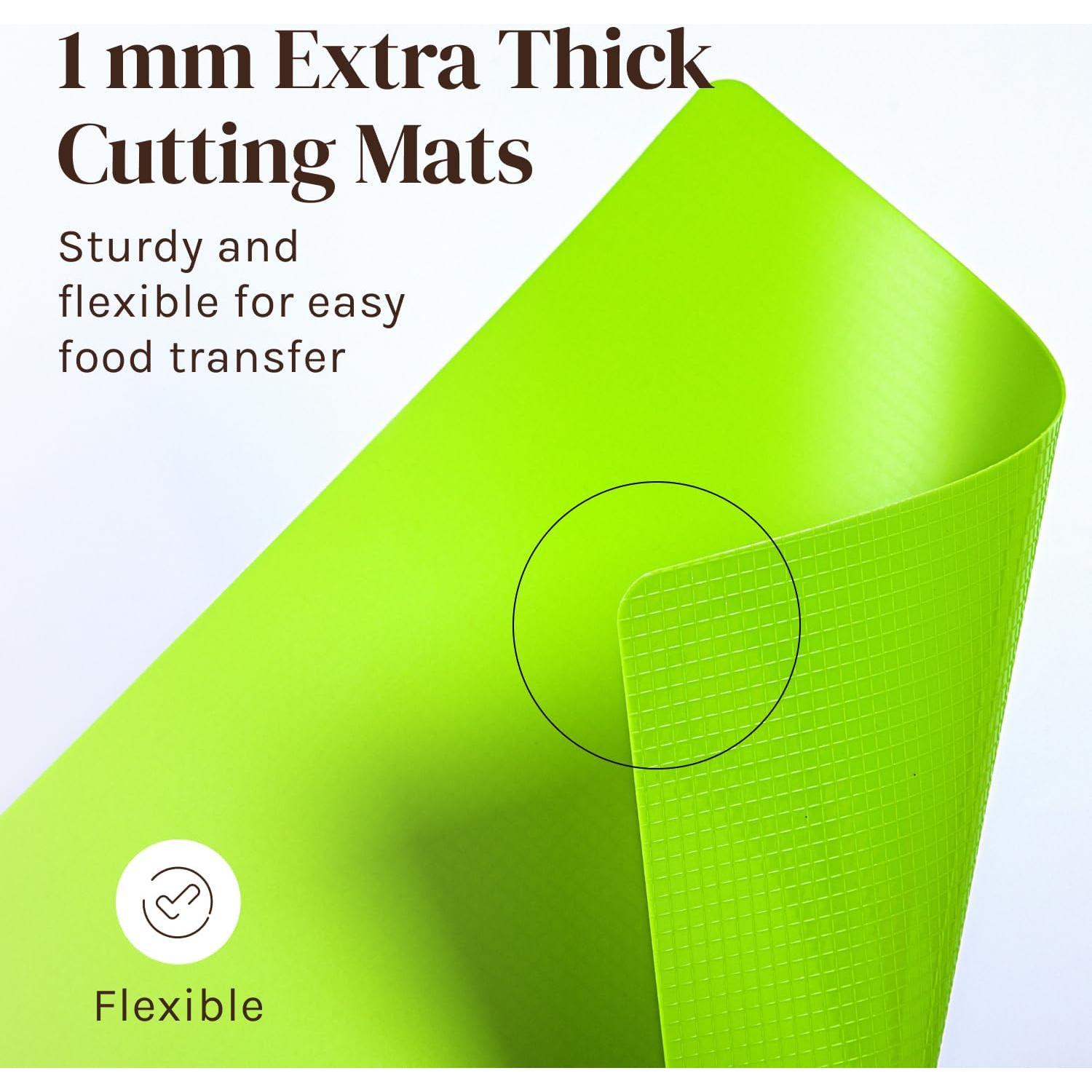 Juego de 6 Mats de Corte Flexibles Cooler Kitchen 30.5x38.1cm