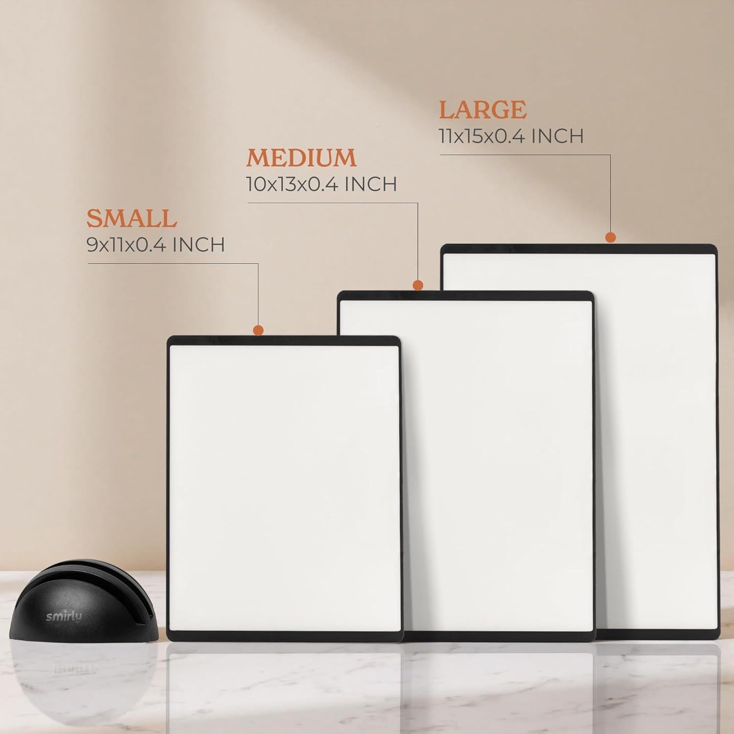 Conjunto de Tablas de Cortar SMIRLY 3 Piezas Antideslizantes