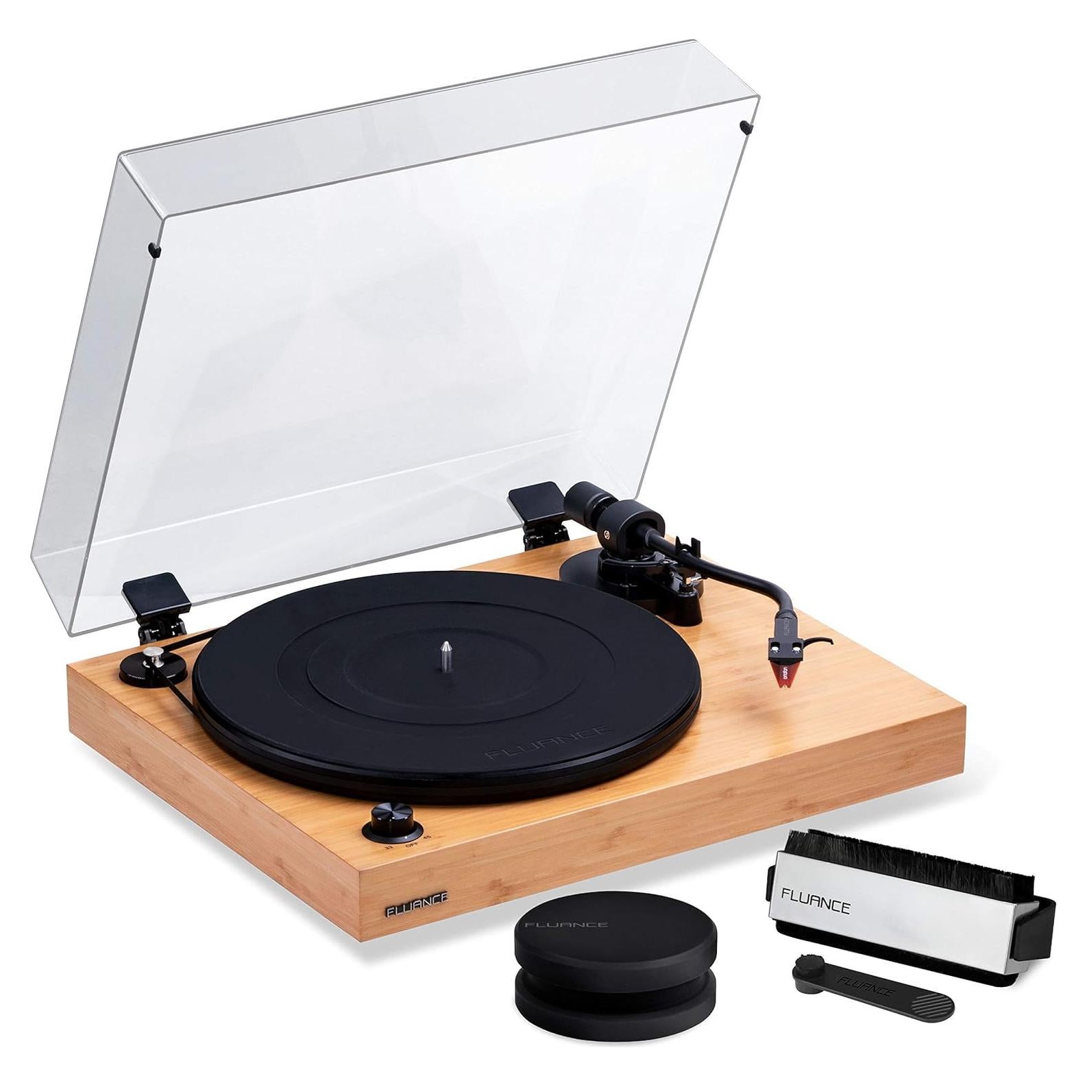 Tocadiscos Fluance RT83 Vinilo con Cartucho Ortofon 2M Rojo