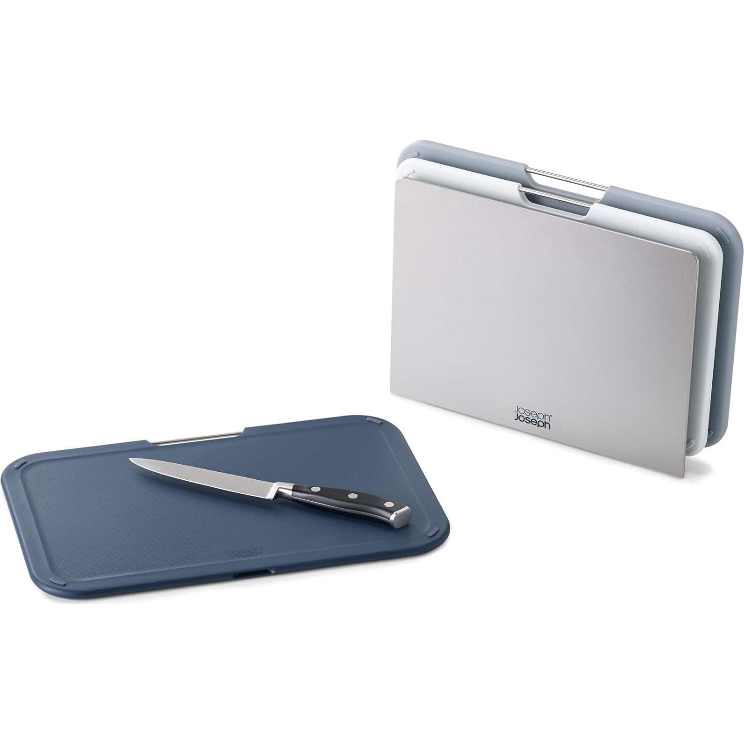 Conjunto de 3 Tablas de Cortar Joseph Joseph con Soporte