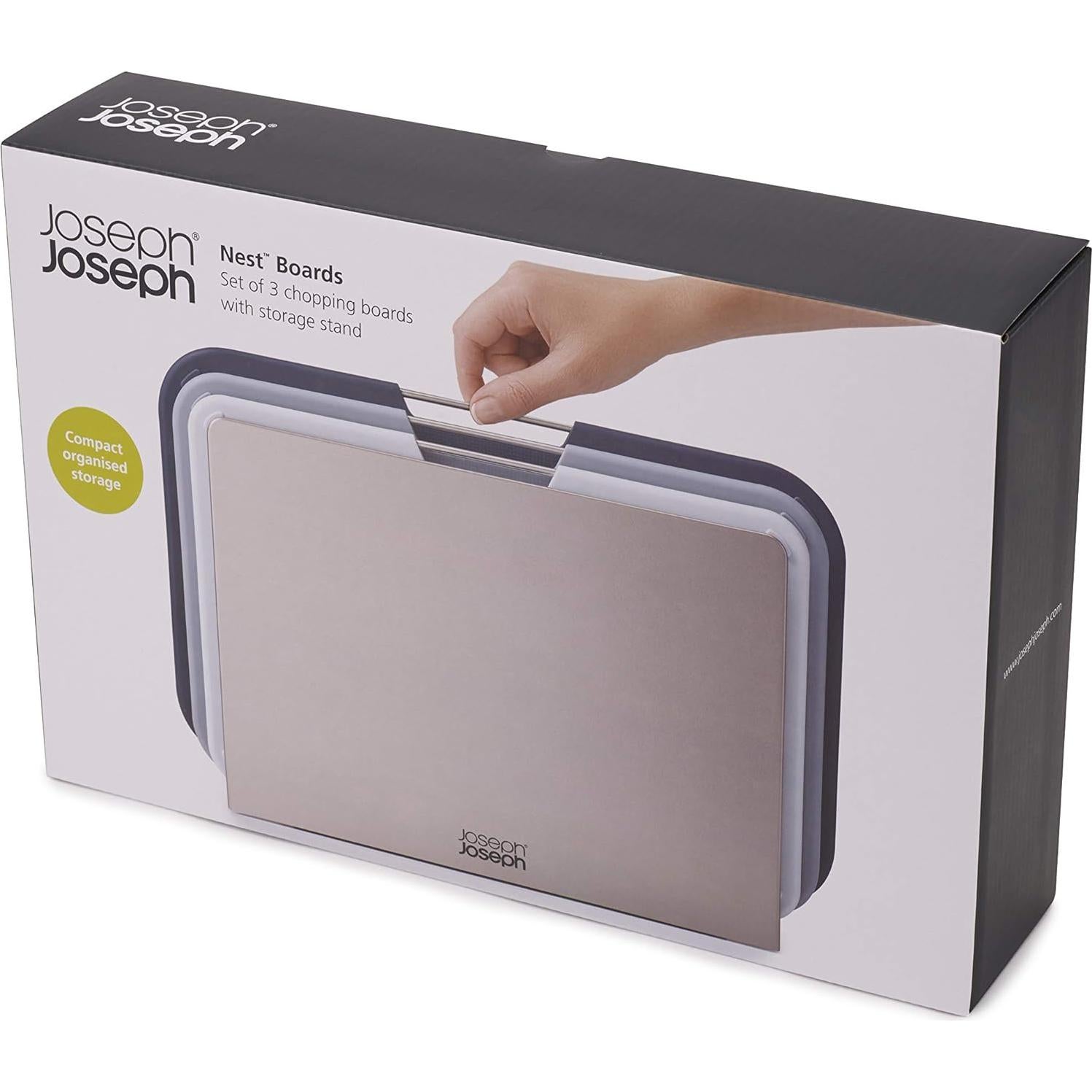 Conjunto de 3 Tablas de Cortar Joseph Joseph con Soporte