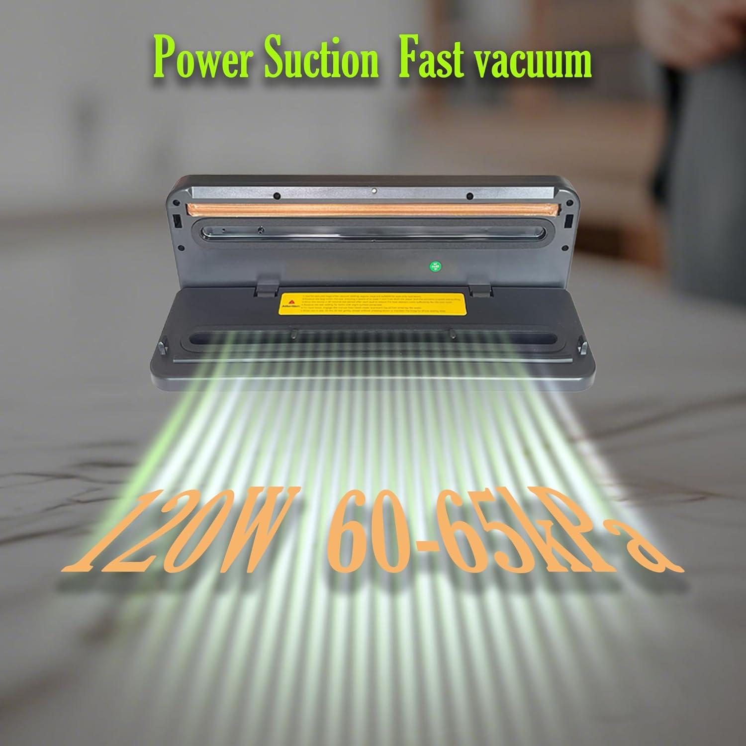 Sellador al vacío Acceron 51M20, 120W, 28cm, automático