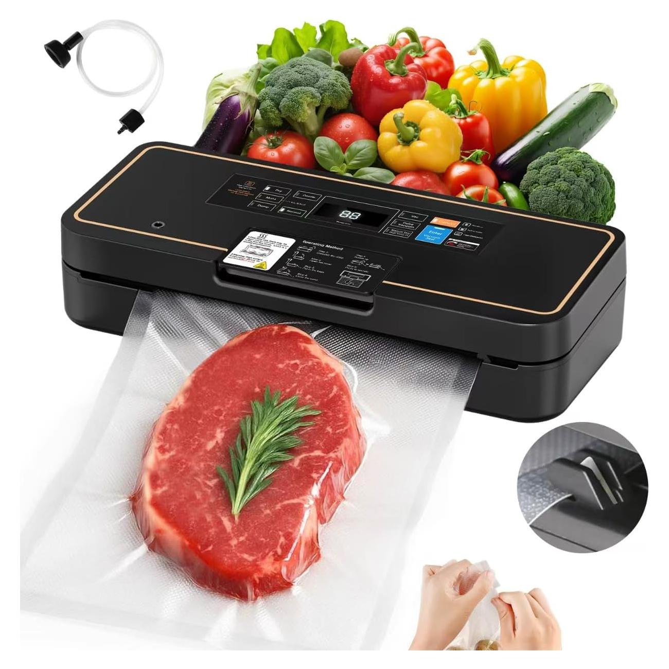 Sellador al vacío UPRUBE 9 en 1 120W 95kPa con cortador