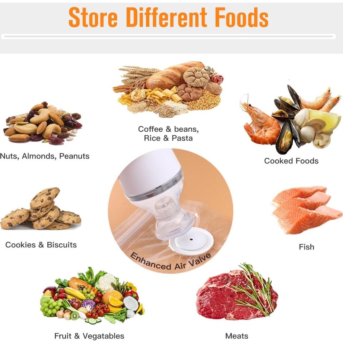 Sellador de vacío portátil GENIEX recargable automático