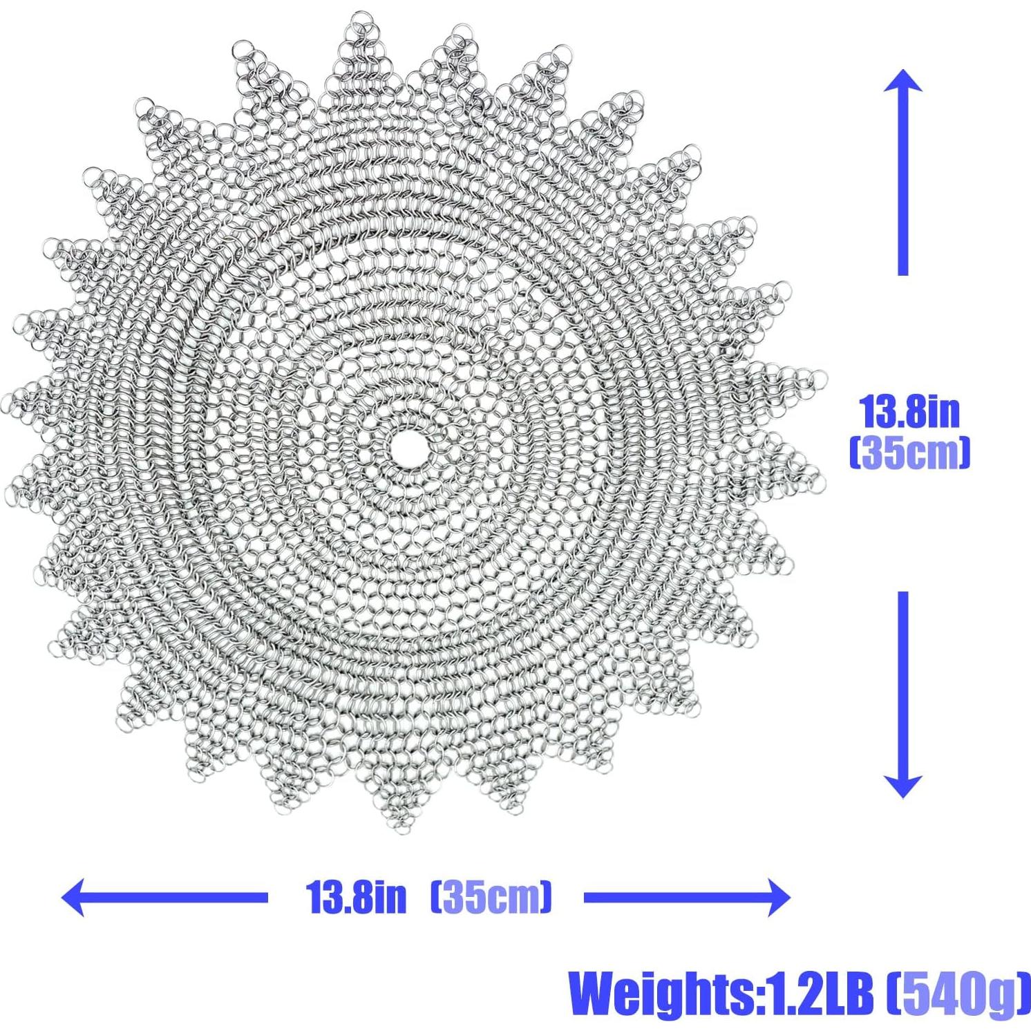 Pesas Sous Vide de Acero Inoxidable 304 con Clips - 0.54 kg