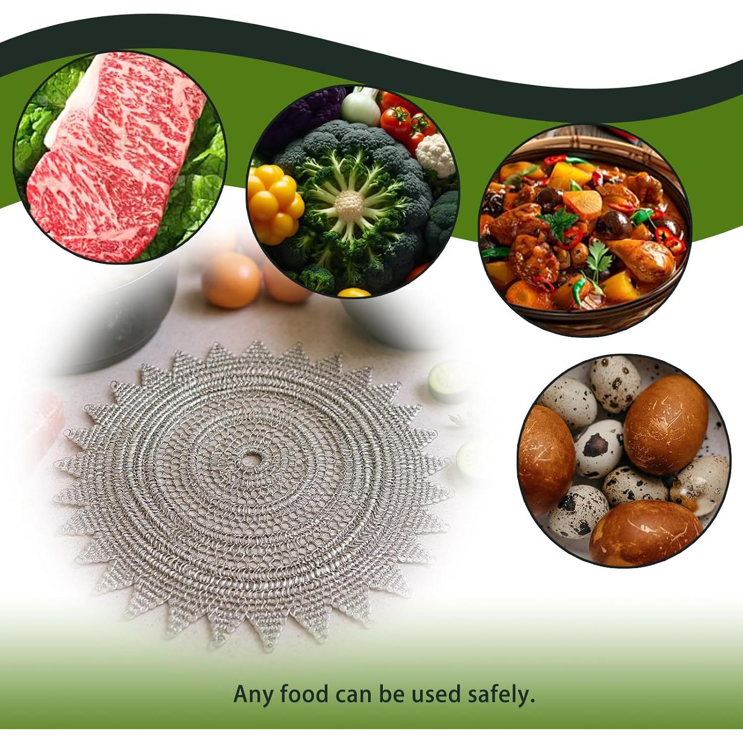 Pesas Sous Vide de Acero Inoxidable 304 con Clips - 0.54 kg