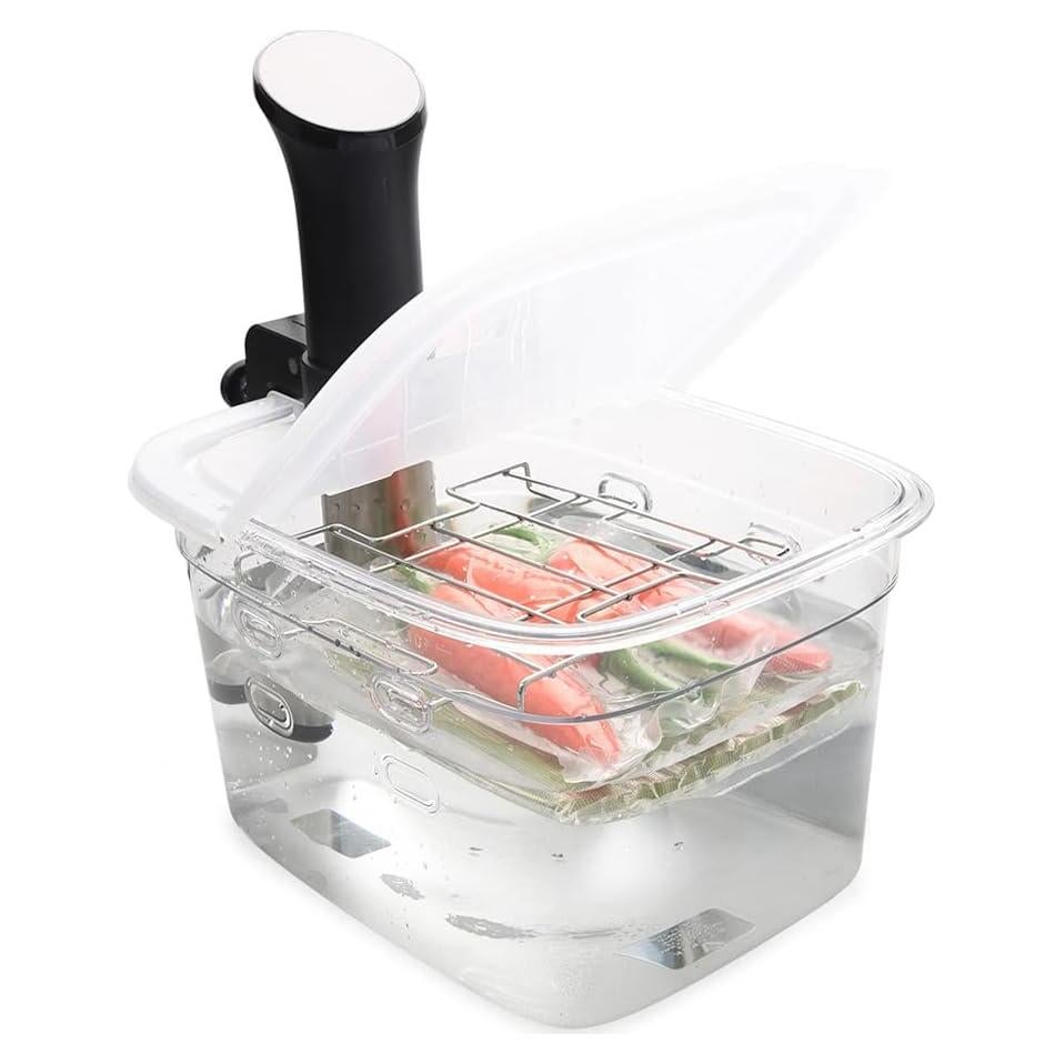Contenedor Sous Vide EVERIE 12 Litros con Tapa Plegable y Rejilla