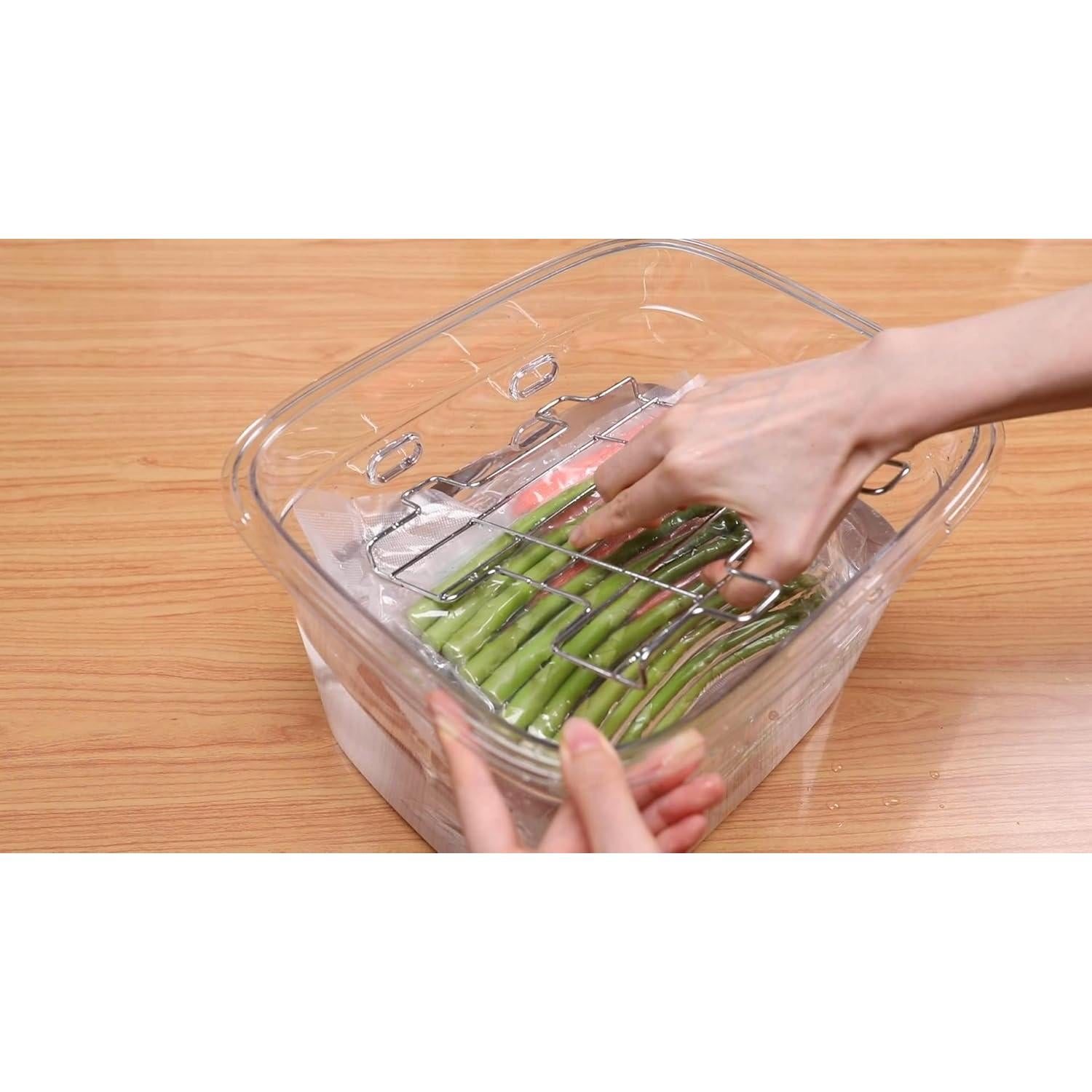 Contenedor Sous Vide EVERIE 12 Litros con Tapa Plegable y Rejilla