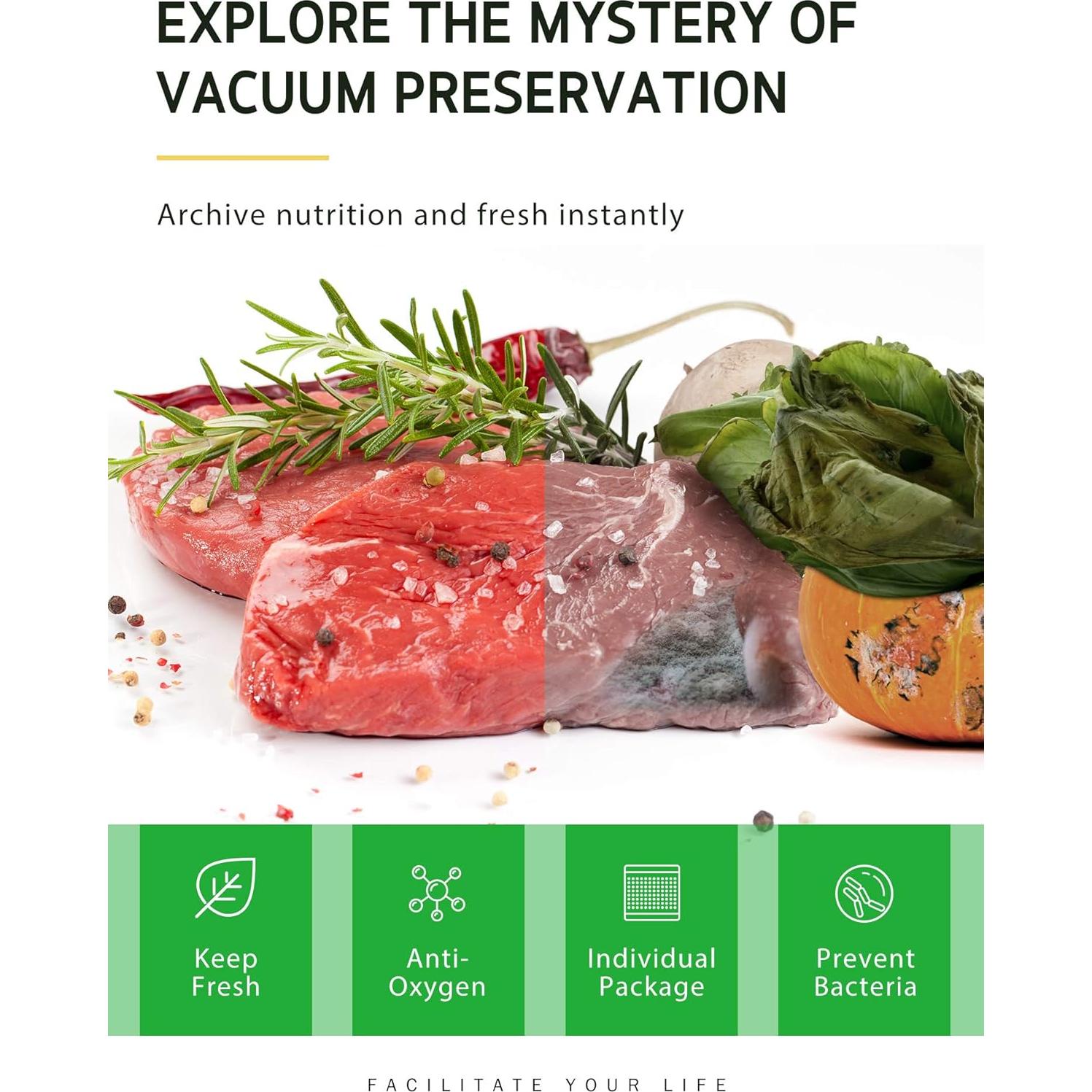 Bolsas de Sellado al Vacío Syntus 4 Rollos 20cm y 28cm