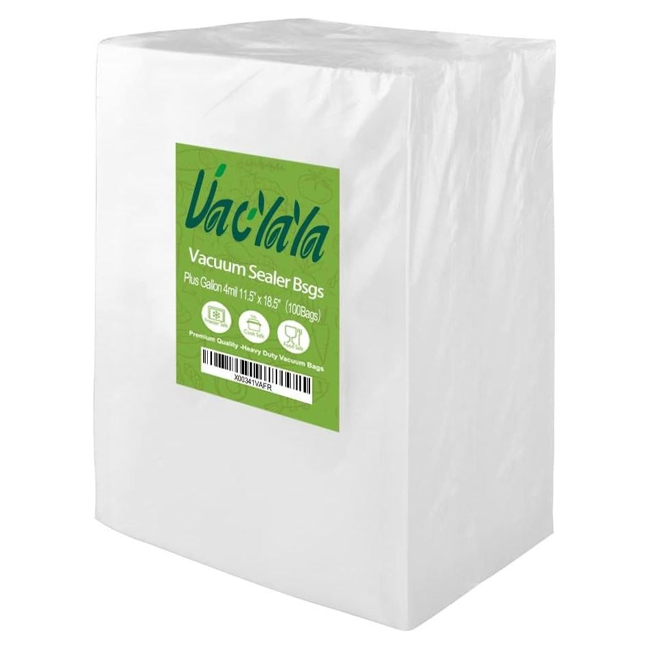 Bolsas de Almacenamiento al Vacío VacYaYa 100 Unidades 4mil 46x29cm