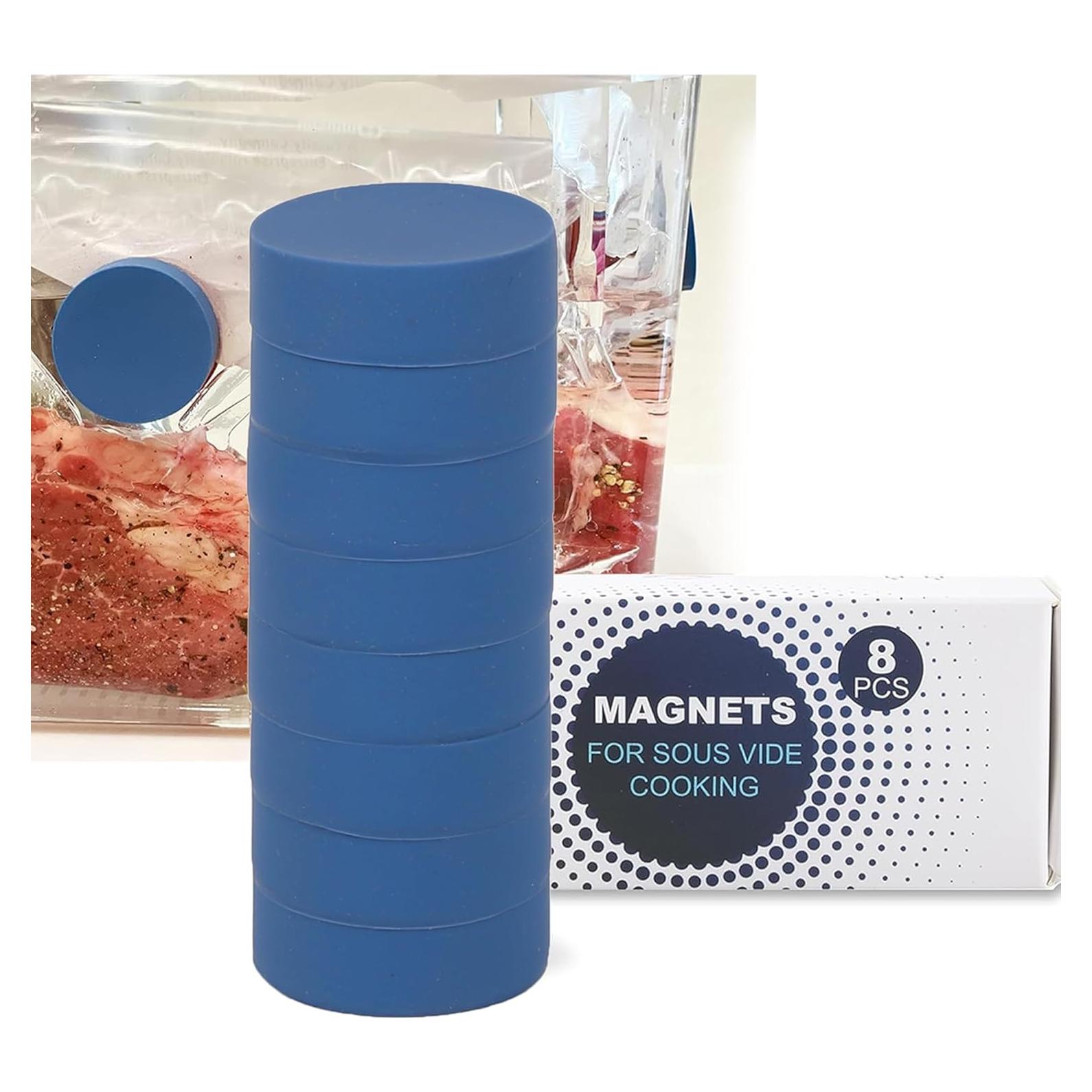 Pesas Magnéticas Sous Vide TonGass 8-Pack Silicona 62g