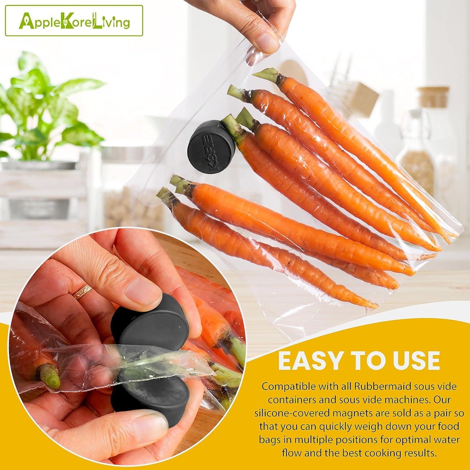 Imanes de peso para Sous Vide AppleKoreLiving - Paquete de 8