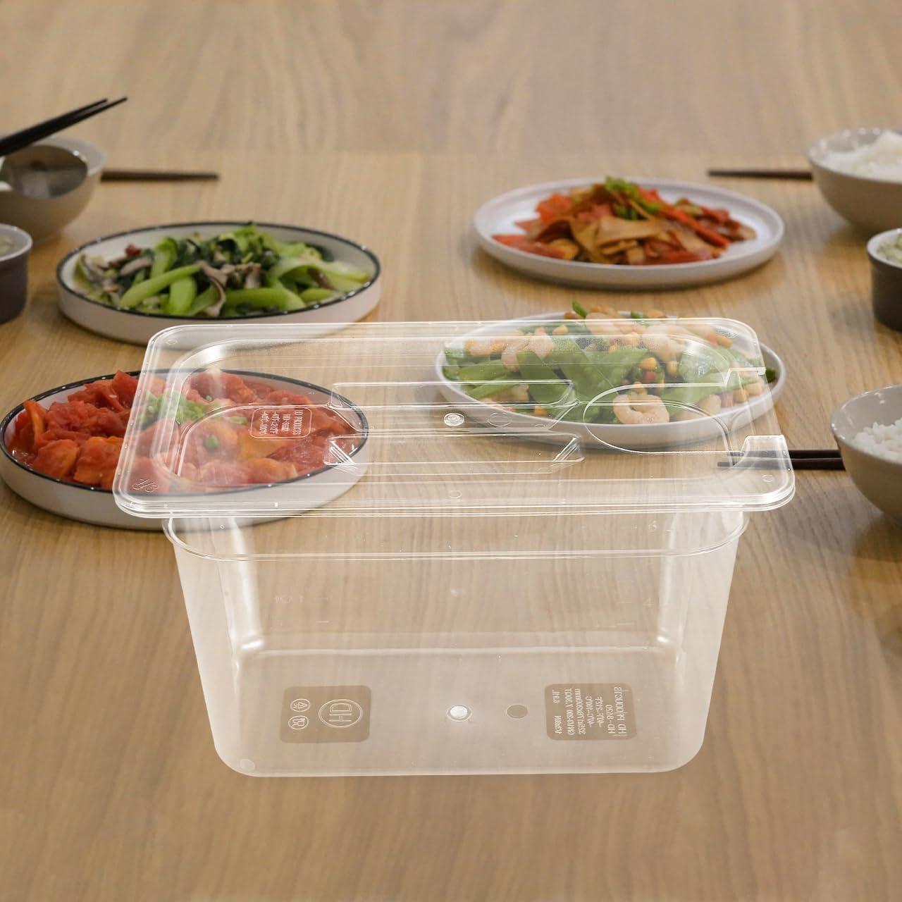 Contenedor Sous Vide HOLIDYOYO 6L Transparente con Tapa