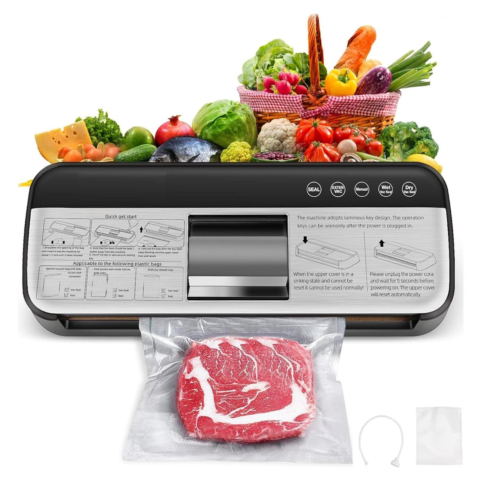 Máquina de Sellado al Vacío TEZILON AP-18 Automática 125W