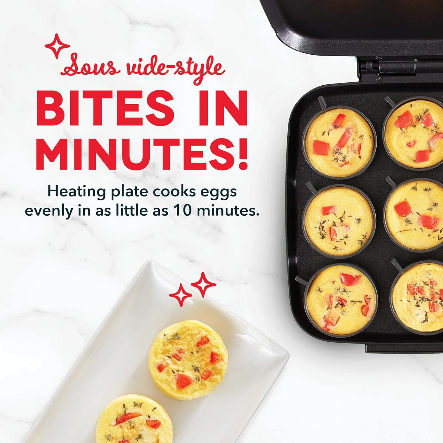 Fabricante de Bocados de Huevo DASH Familiar 9 Tazas Silicona