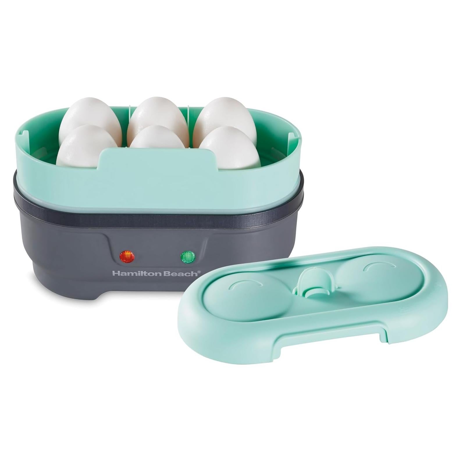 Cocedor Eléctrico de Huevos Hamilton Beach 25511 Verde Teal