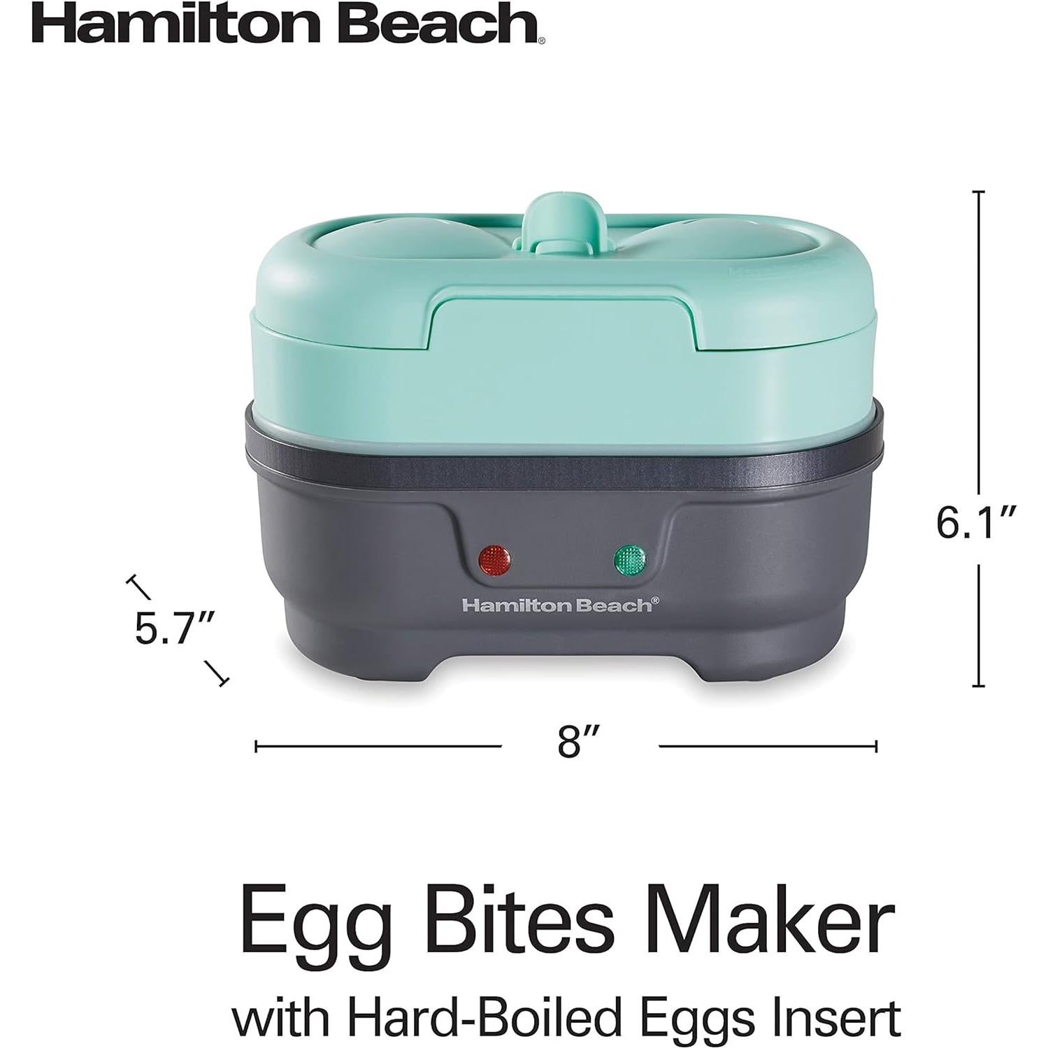 Cocedor Eléctrico de Huevos Hamilton Beach 25511 Verde Teal