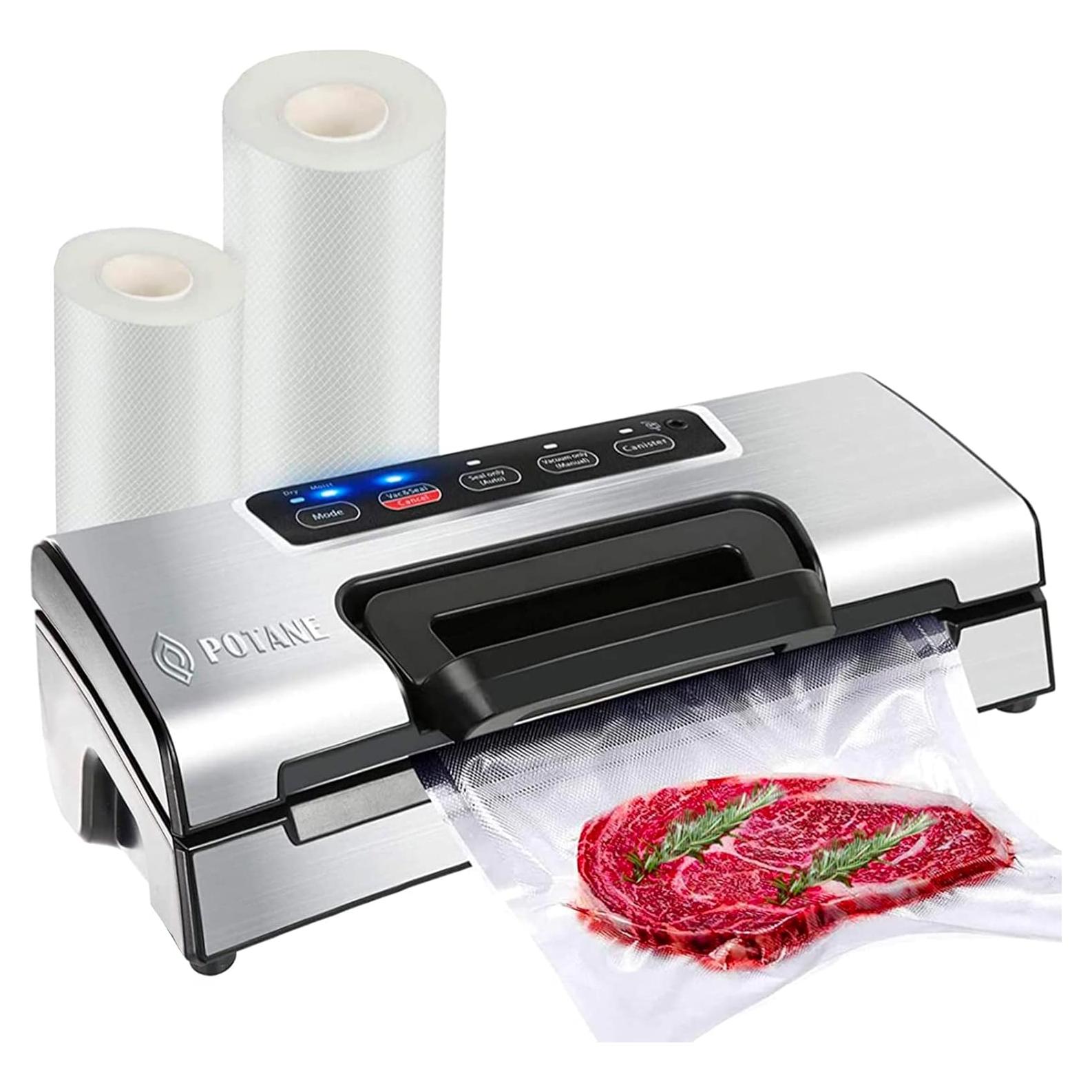 Máquina de Vacío Potane VS5736, Sellador de Alimentos Profesional